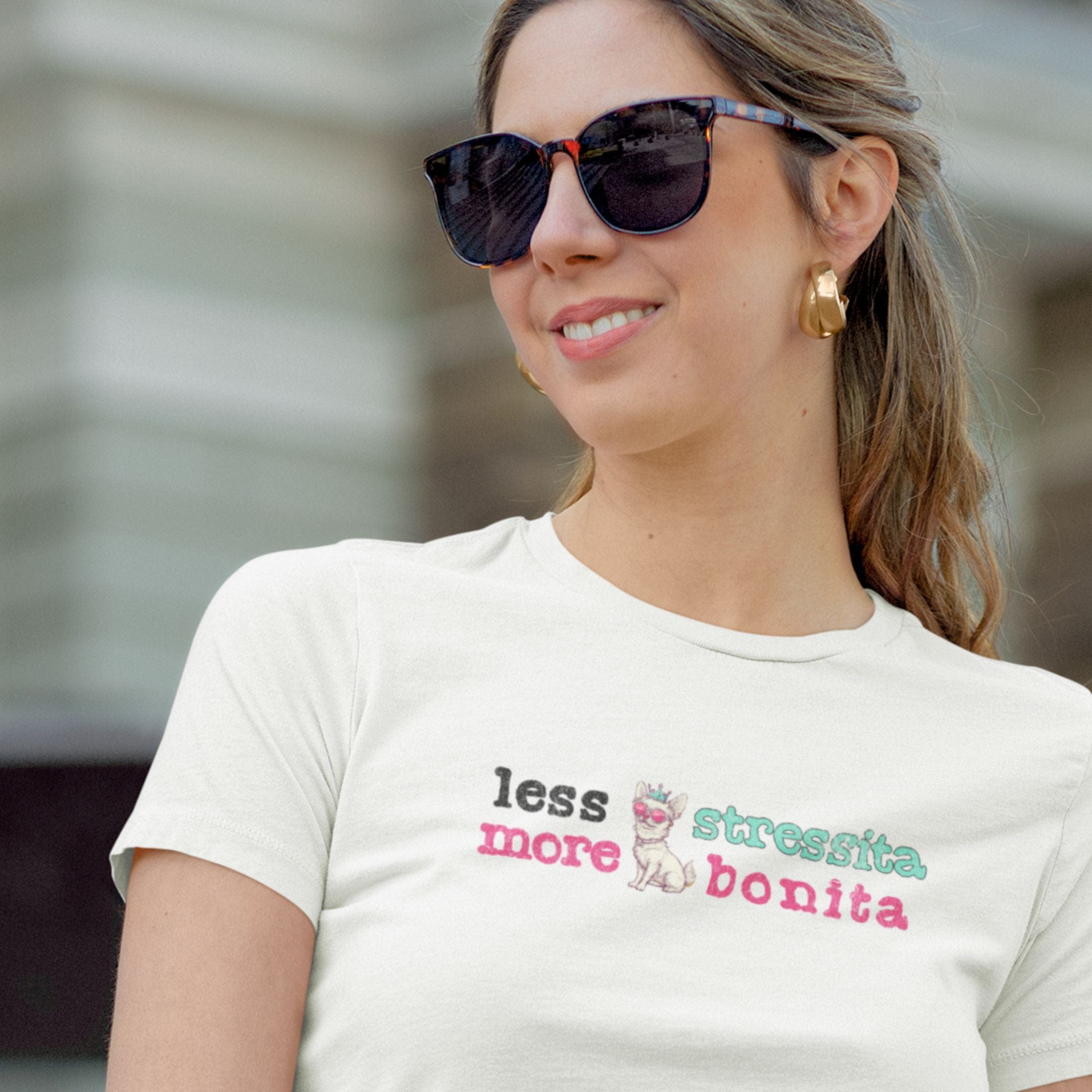 T-Shirt Less Stressita More Bonita T-Shirt ReallyintoDogs