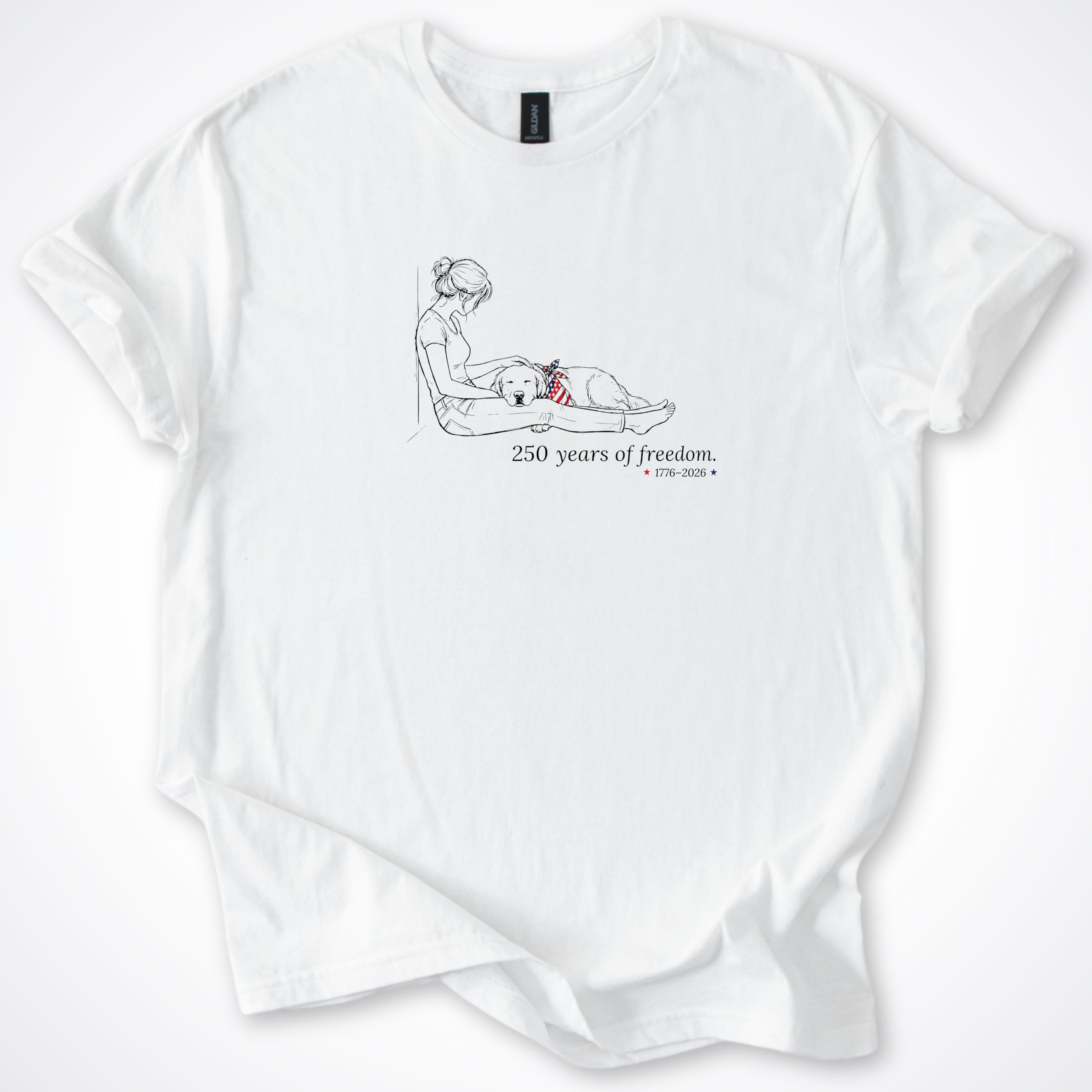 T-Shirt White / S Limited Edition | This Is Enough - 250 Years of Freedom T-Shirt ReallyintoDogs