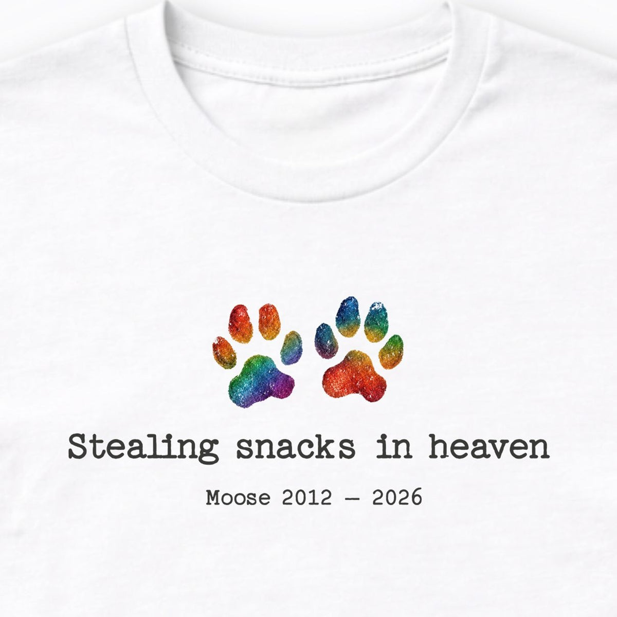 Stealing Snacks In Heaven - Personalized Memorial Long Sleeve Shirt