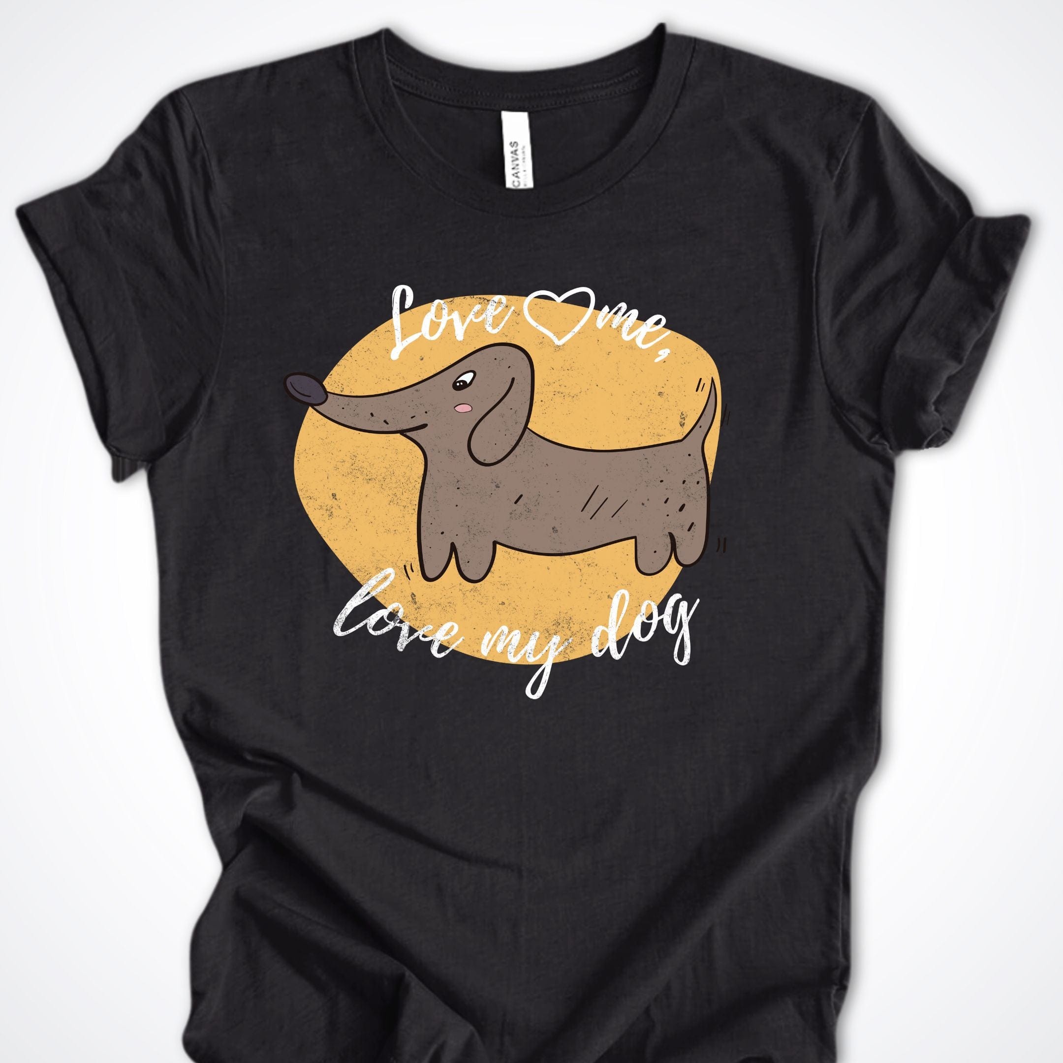 T-Shirt Black Heather / S Love Me Love My Dog Premium Unisex T-Shirt ReallyintoDogs