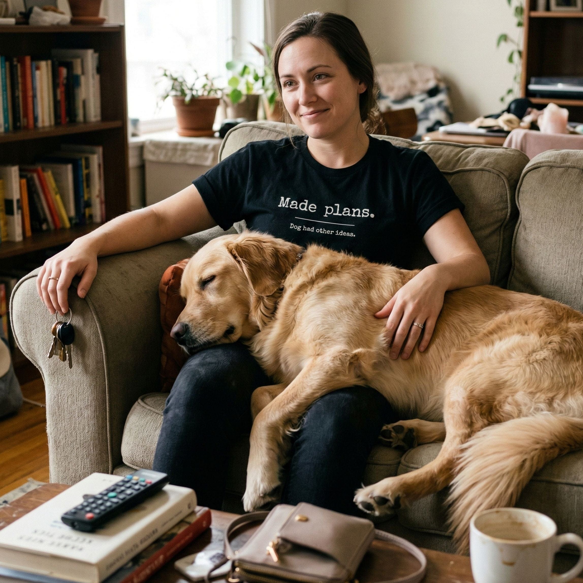 T-Shirt Made Plans Dog Had Other Ideas T-Shirt ReallyintoDogs