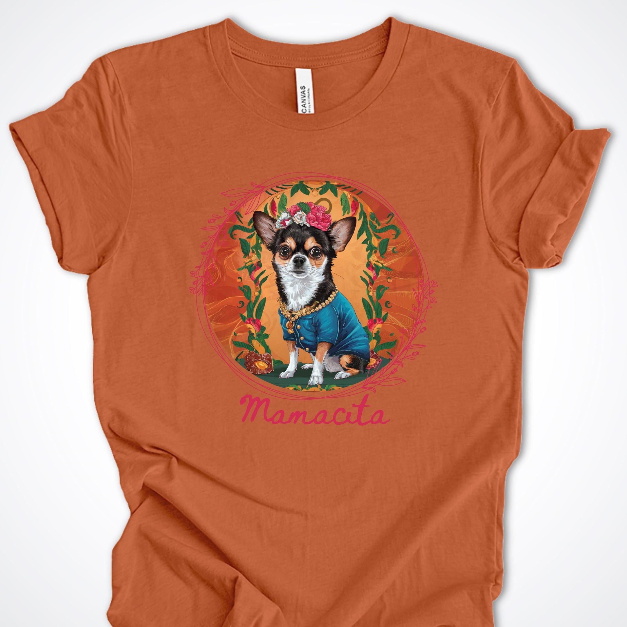 T-Shirt Autumn / S Mamacita Elena Chihuahua Premium Unisex T-Shirt ReallyintoDogs