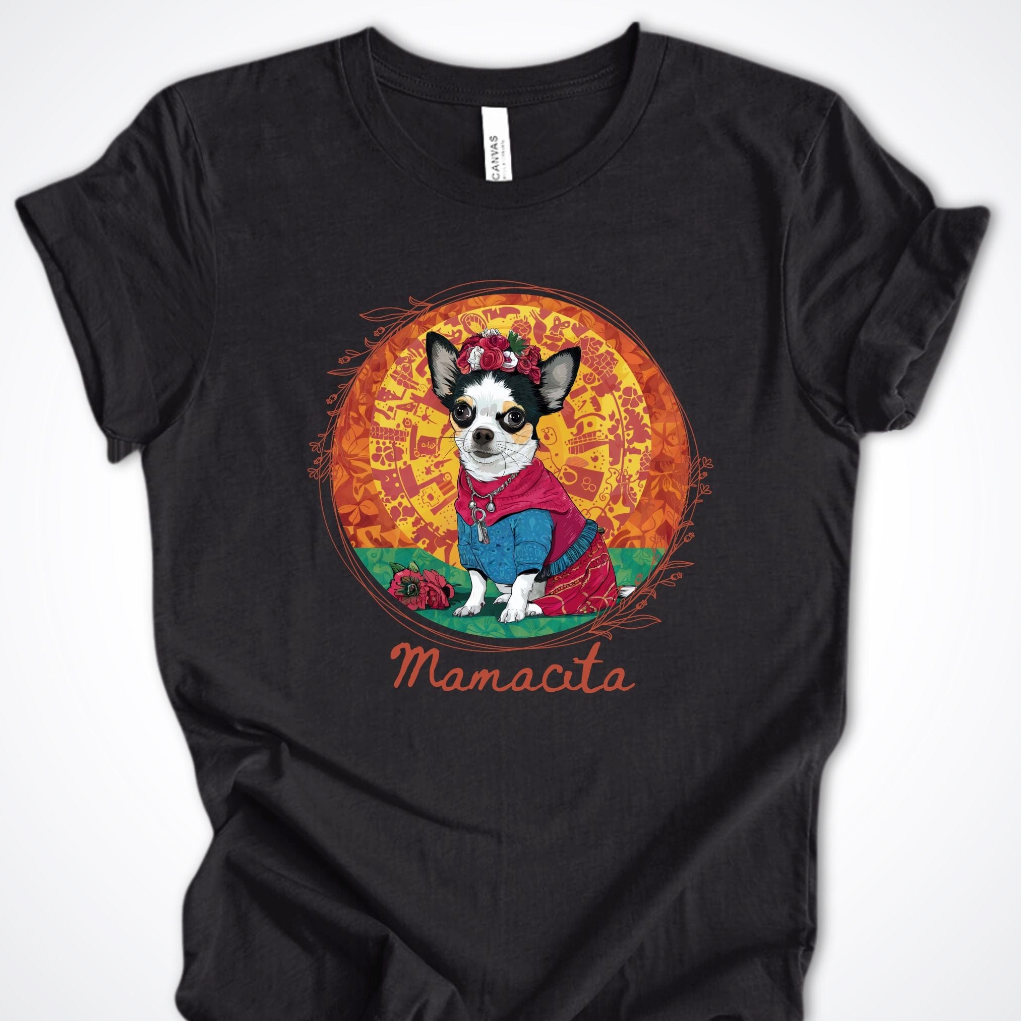 T-Shirt Black Heather / S Mamacita Luna Chihuahua Premium Unisex T-Shirt ReallyintoDogs