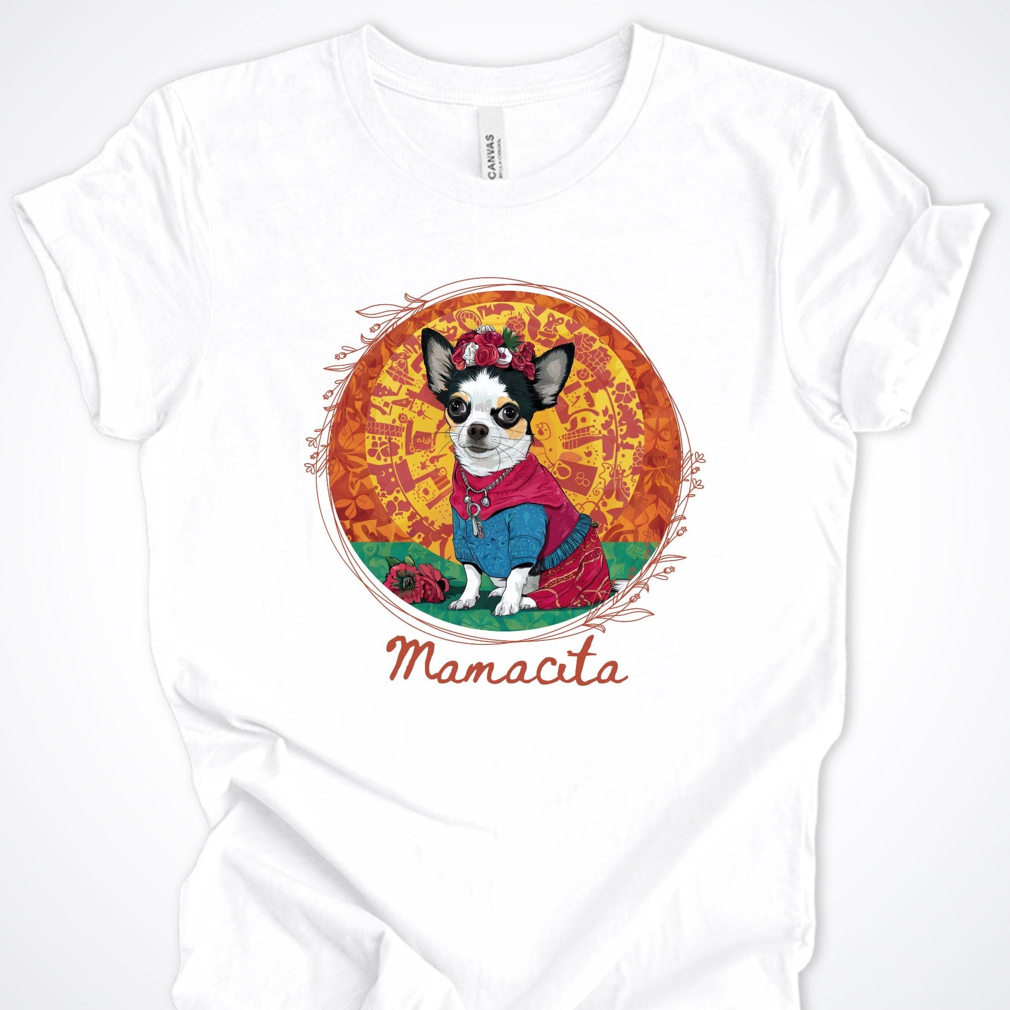 T-Shirt White / S Mamacita Luna Chihuahua Premium Unisex T-Shirt ReallyintoDogs