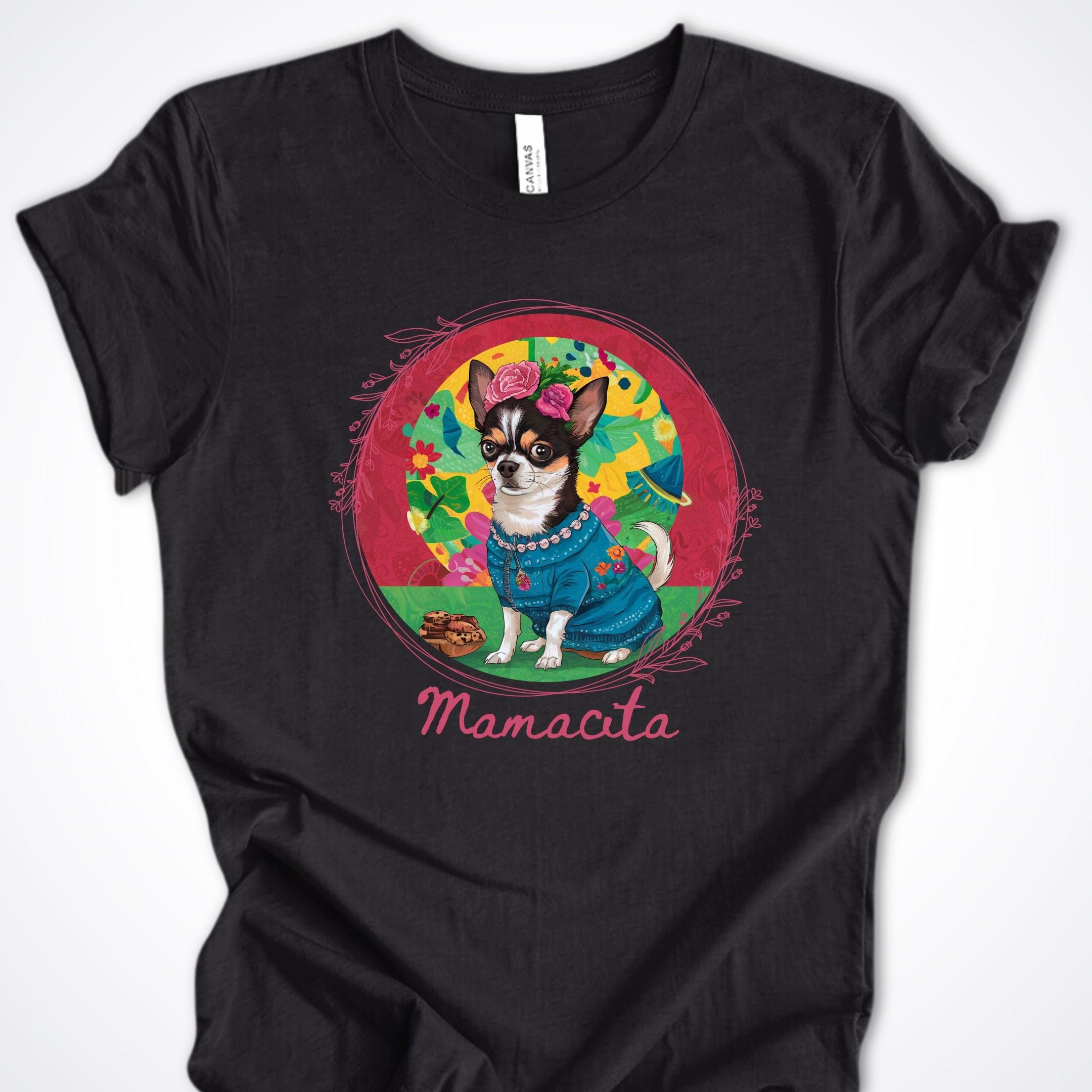 T-Shirt Black Heather / S Mamacita Valentina Chihuahua Premium Unisex T-Shirt ReallyintoDogs