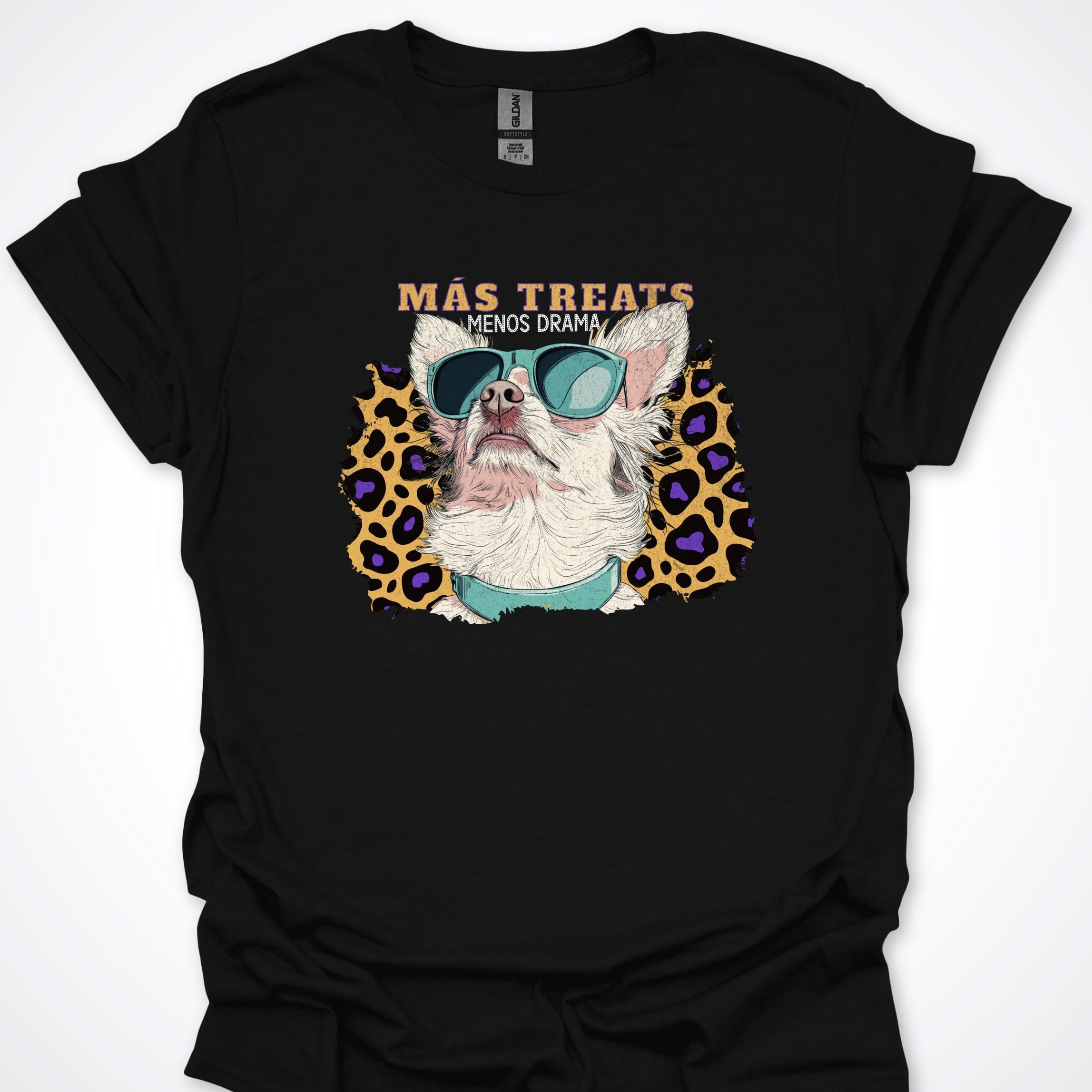T-Shirt Black / S Mas Treats Menos Drama T-Shirt ReallyintoDogs
