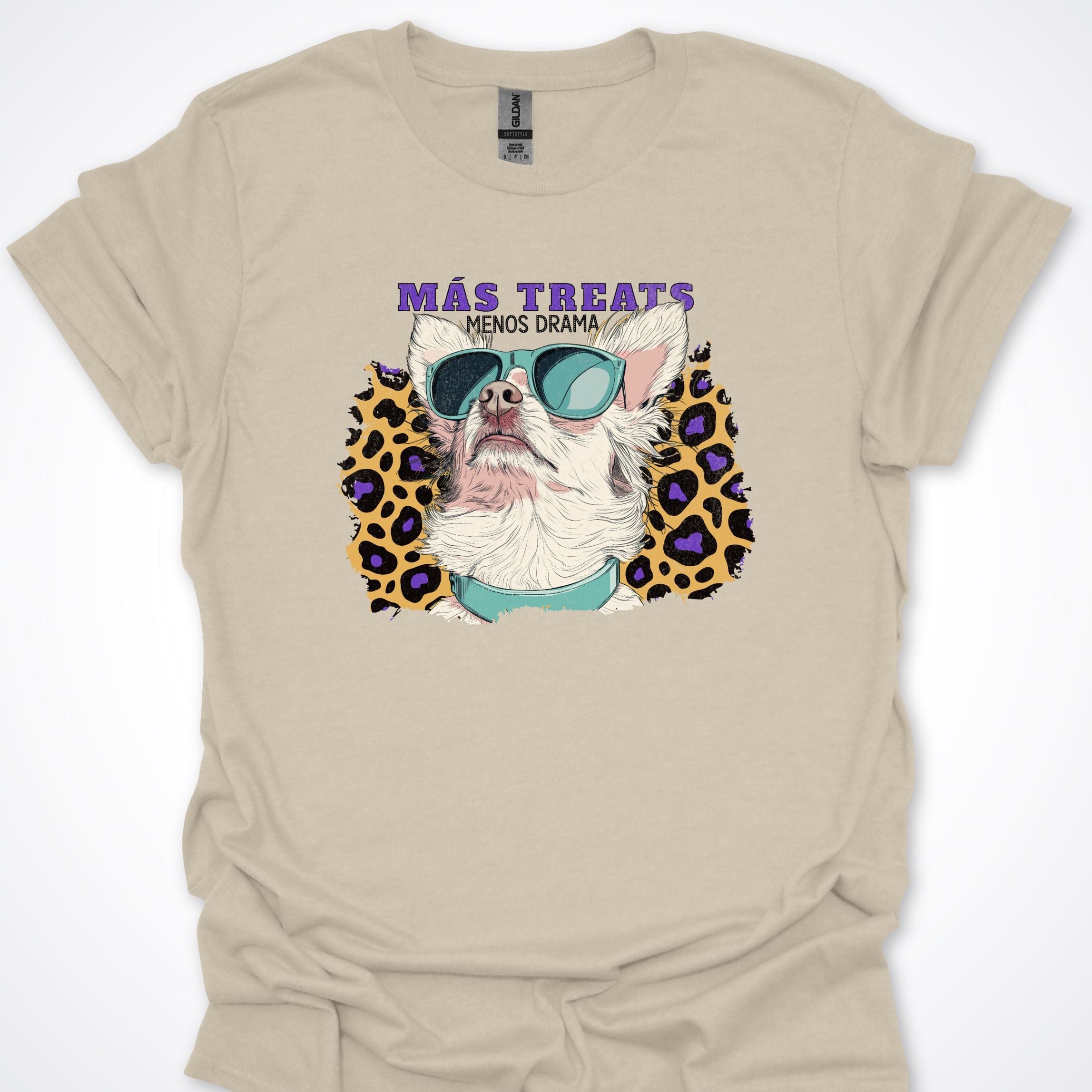 T-Shirt Natural / S Mas Treats Menos Drama T-Shirt ReallyintoDogs