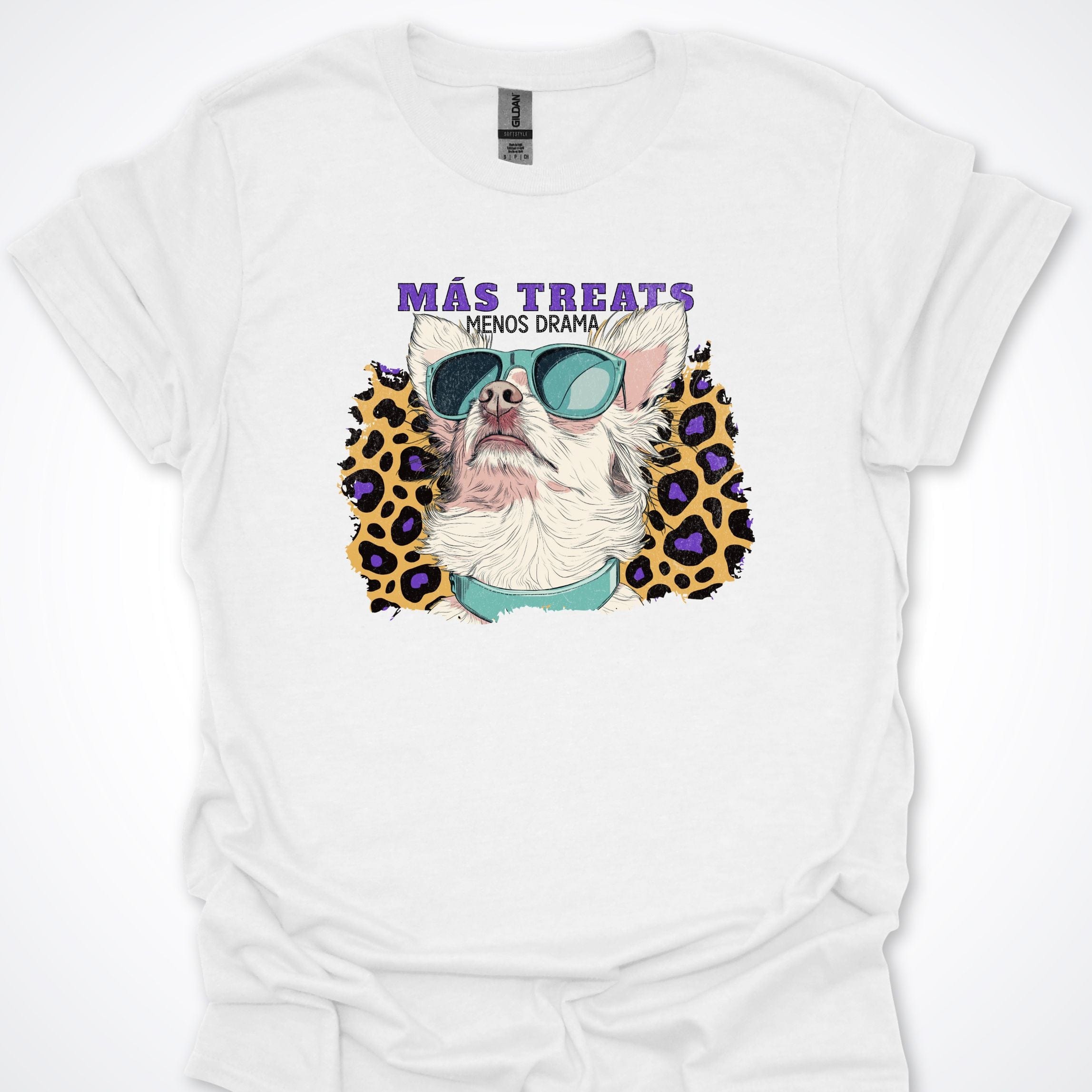 T-Shirt White / S Mas Treats Menos Drama T-Shirt ReallyintoDogs