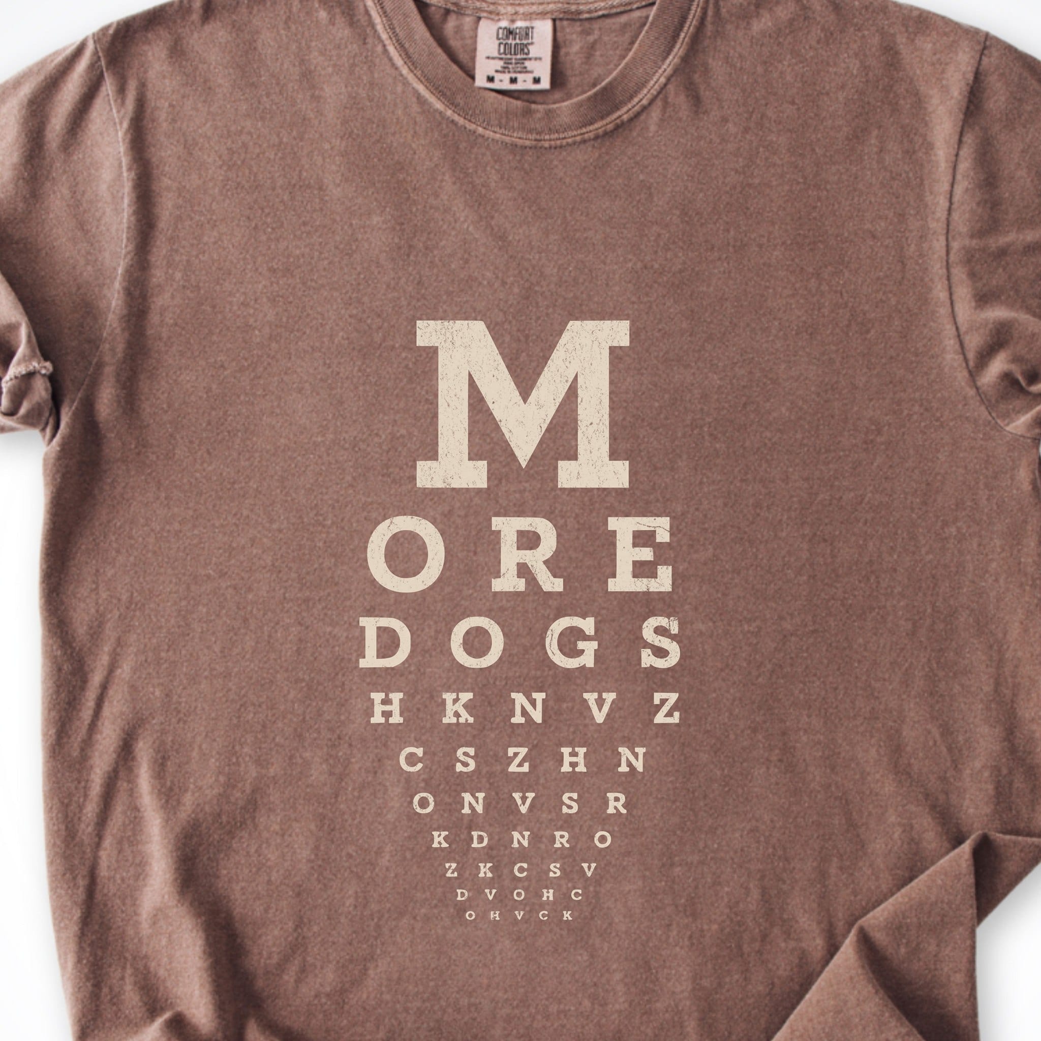T-Shirt More Dogs Eye Test Premium T-Shirt ReallyintoDogs