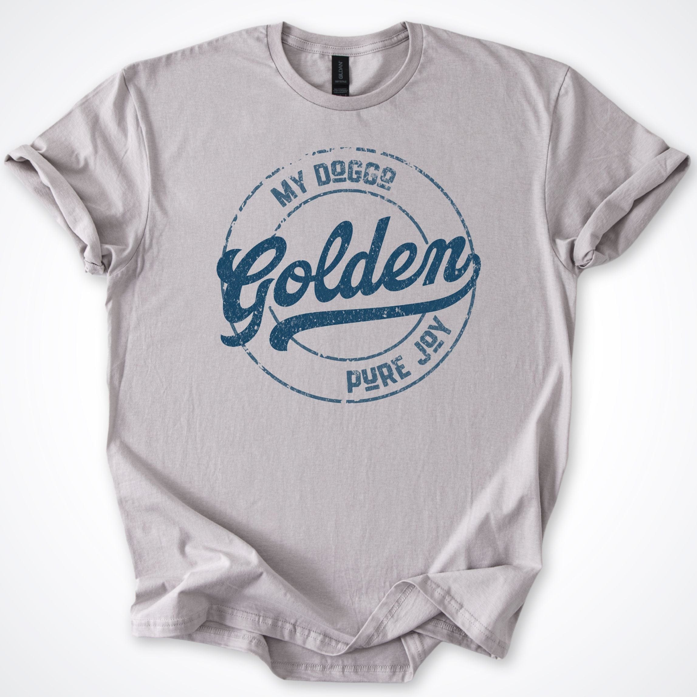 T-Shirt Ice Grey / S My Doggo Golden Pure Joy T-Shirt ReallyintoDogs