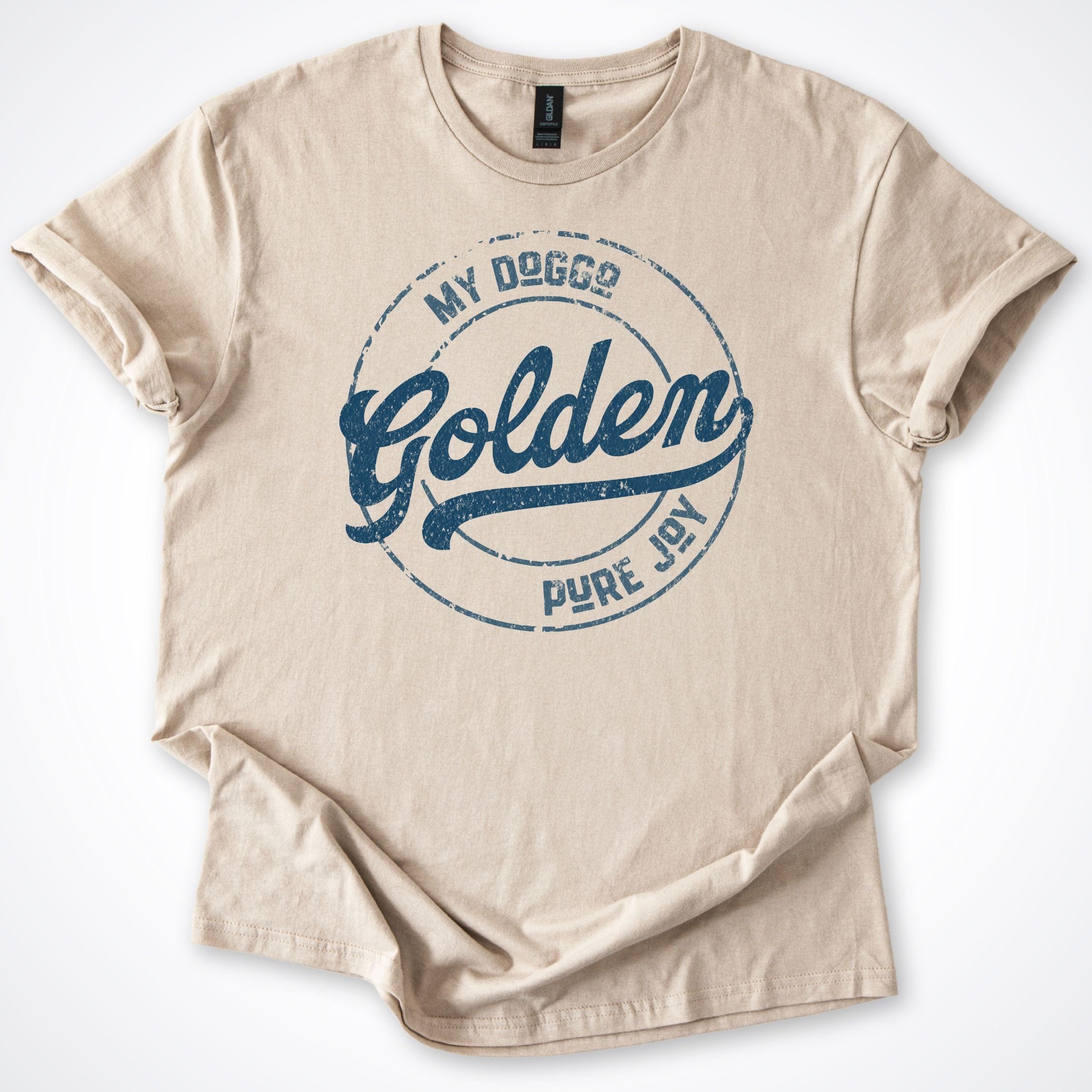 T-Shirt Sand / S My Doggo Golden Pure Joy T-Shirt ReallyintoDogs