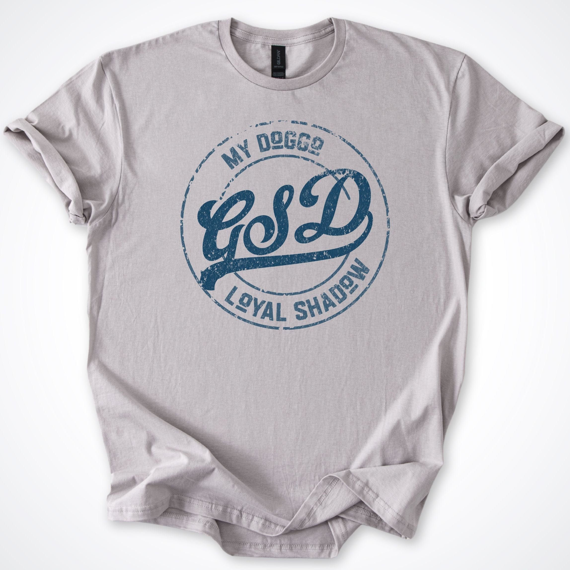 T-Shirt Ice Grey / S My Doggo GSD Loyal Shadow T-Shirt ReallyintoDogs