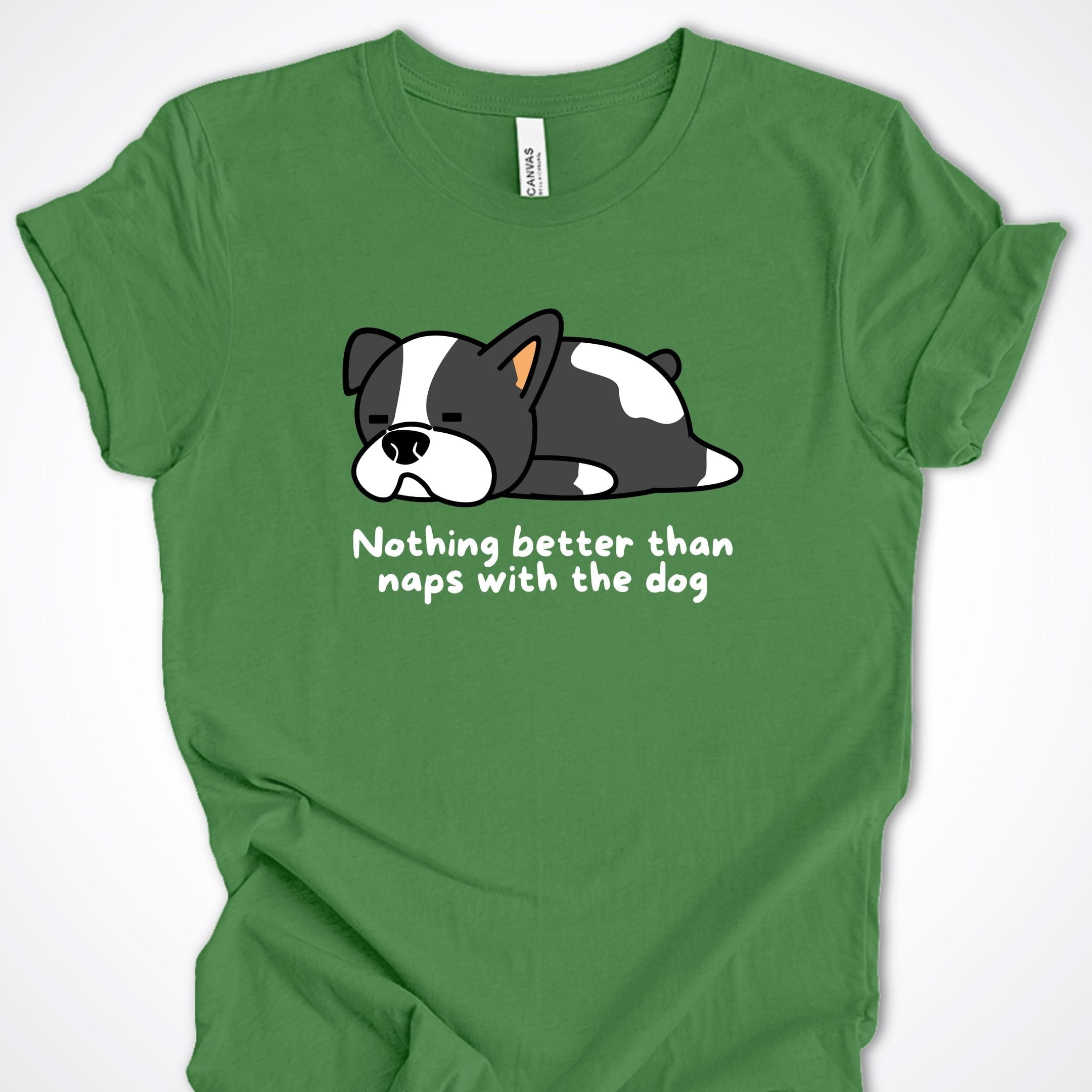 T-Shirt Leaf / S Naps With The Dog Premium Unisex T-Shirt ReallyintoDogs