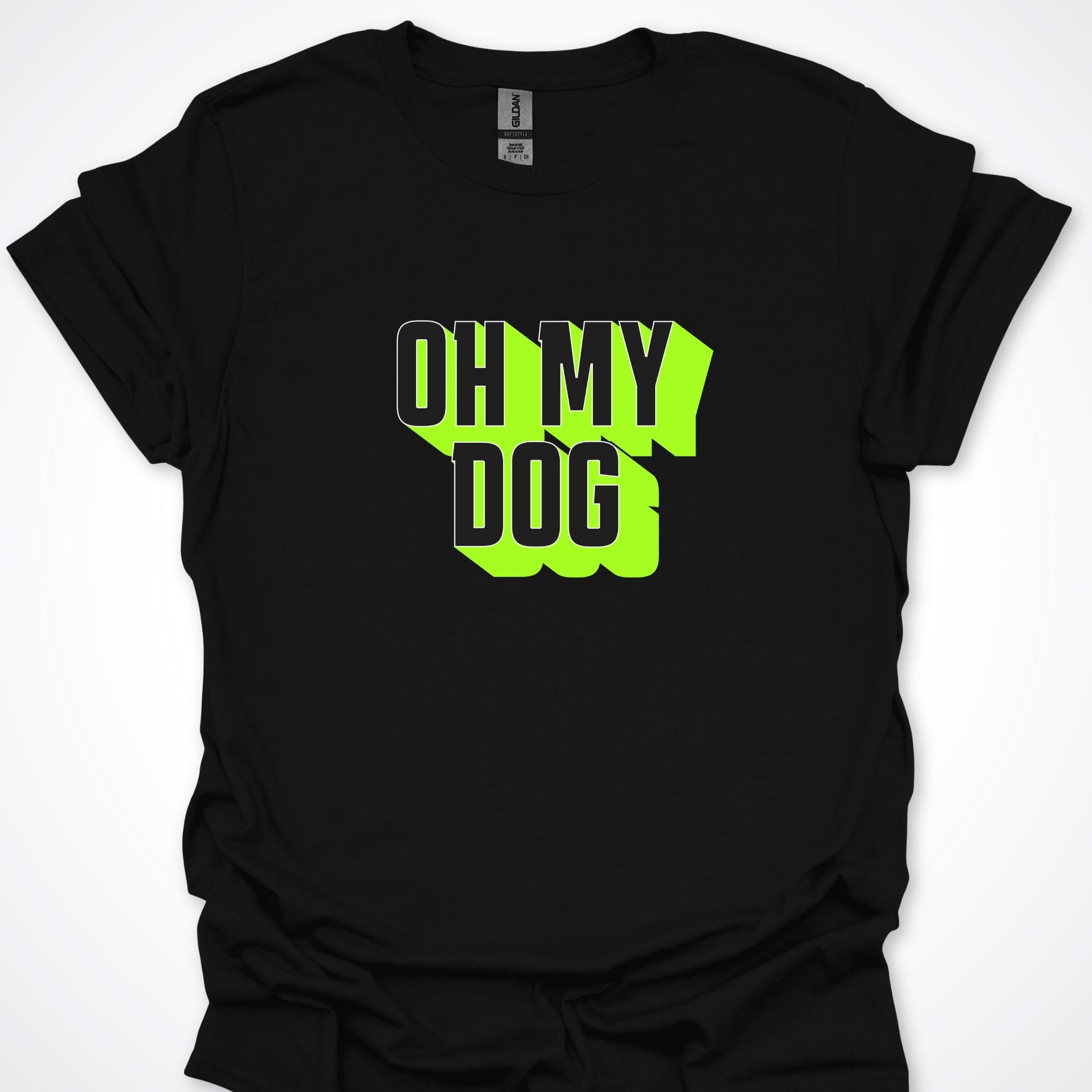 T-Shirt Black / S Oh My Dog Bold Premium Unisex T-Shirt ReallyintoDogs