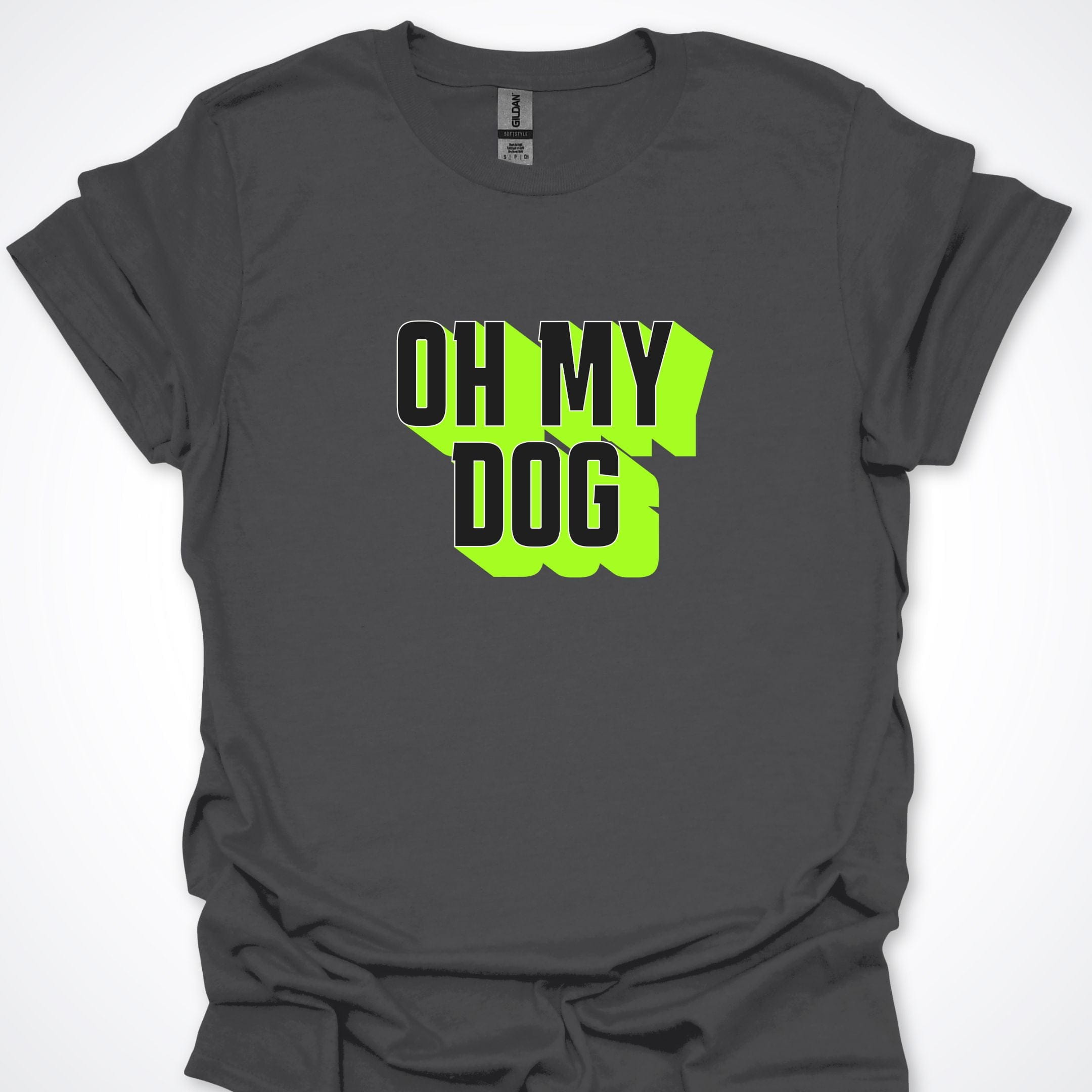 T-Shirt Charcoal / S Oh My Dog Bold Premium Unisex T-Shirt ReallyintoDogs