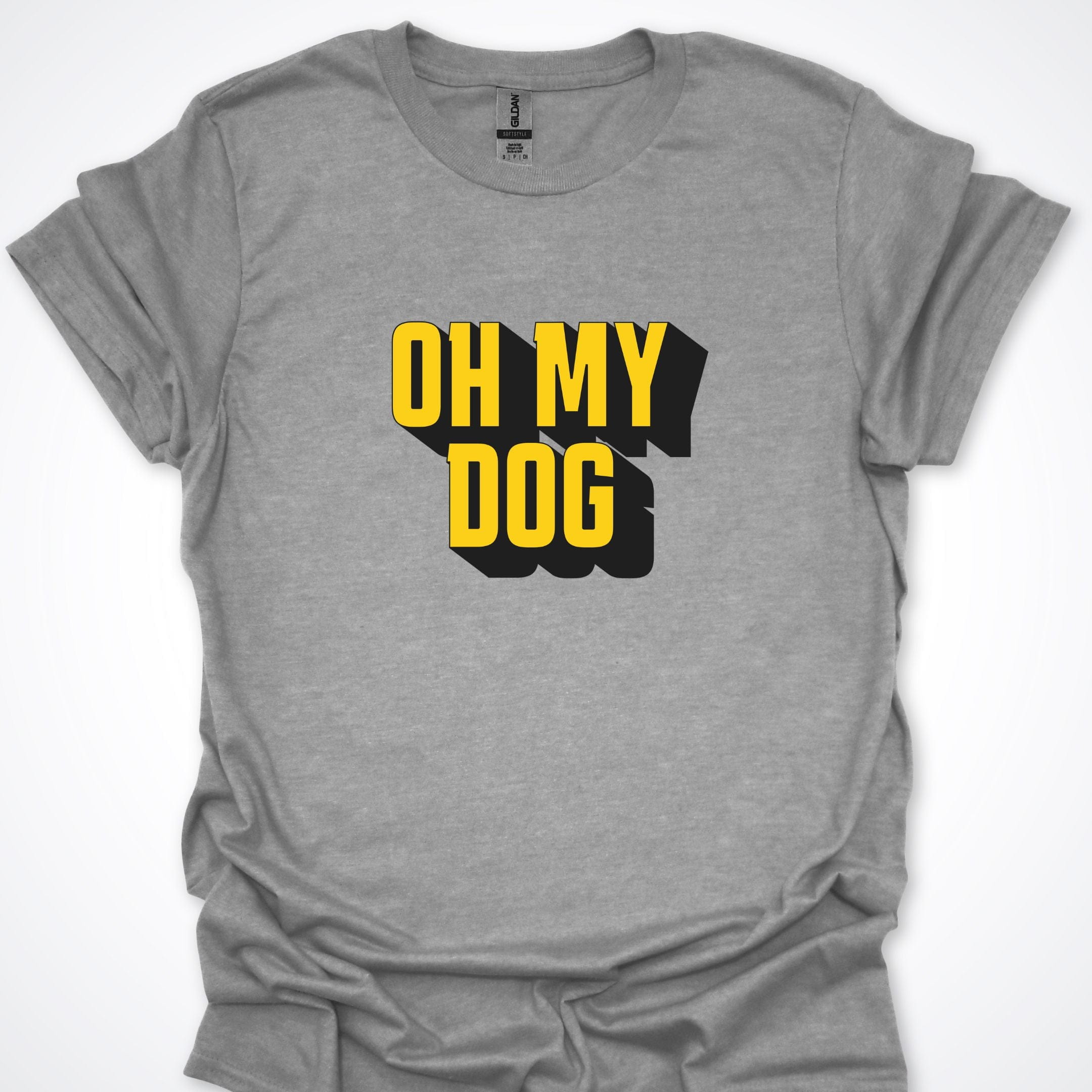 T-Shirt Sport Grey / S Oh My Dog Bold Premium Unisex T-Shirt ReallyintoDogs