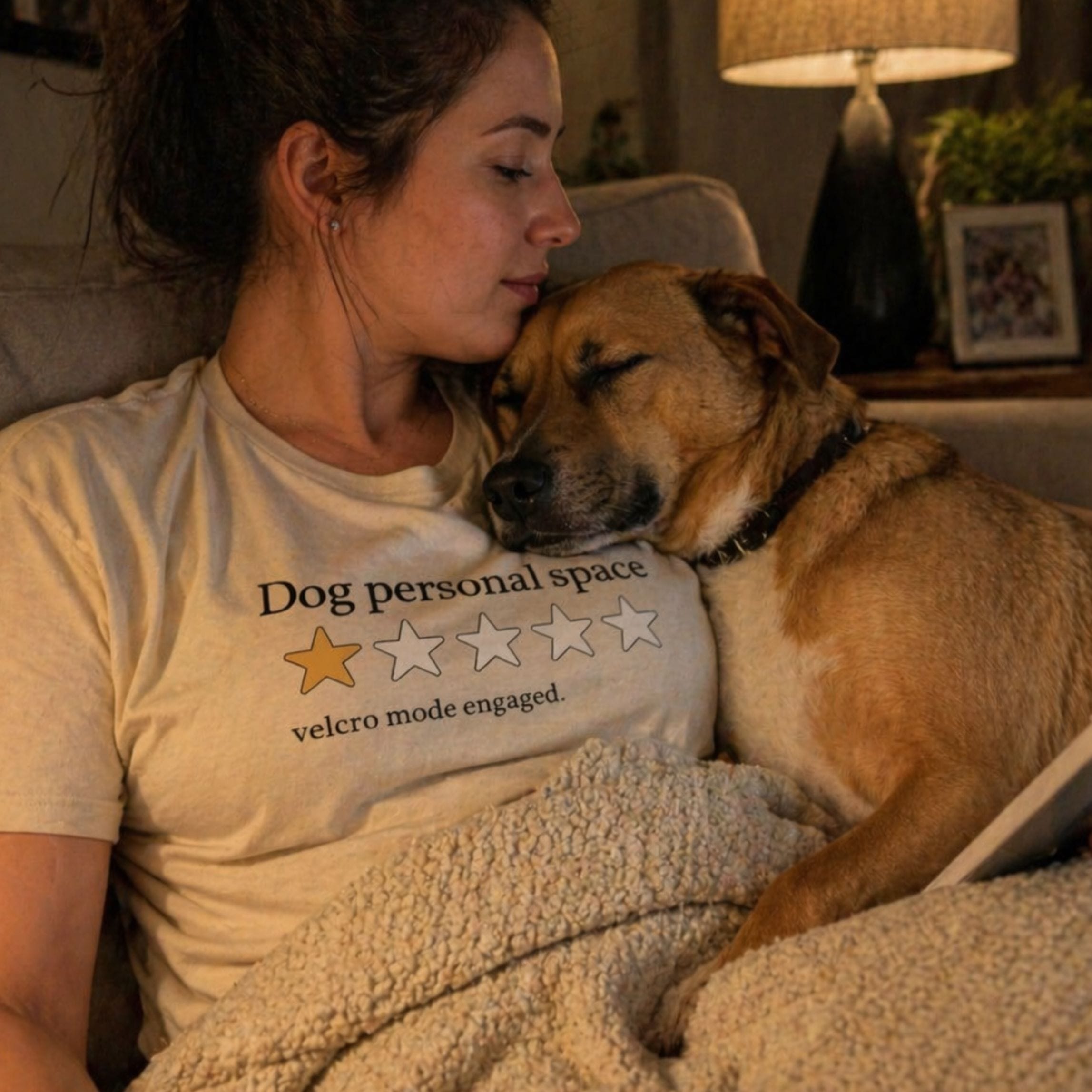 T-Shirt One Star Review Dog Personal Space T-Shirt ReallyintoDogs