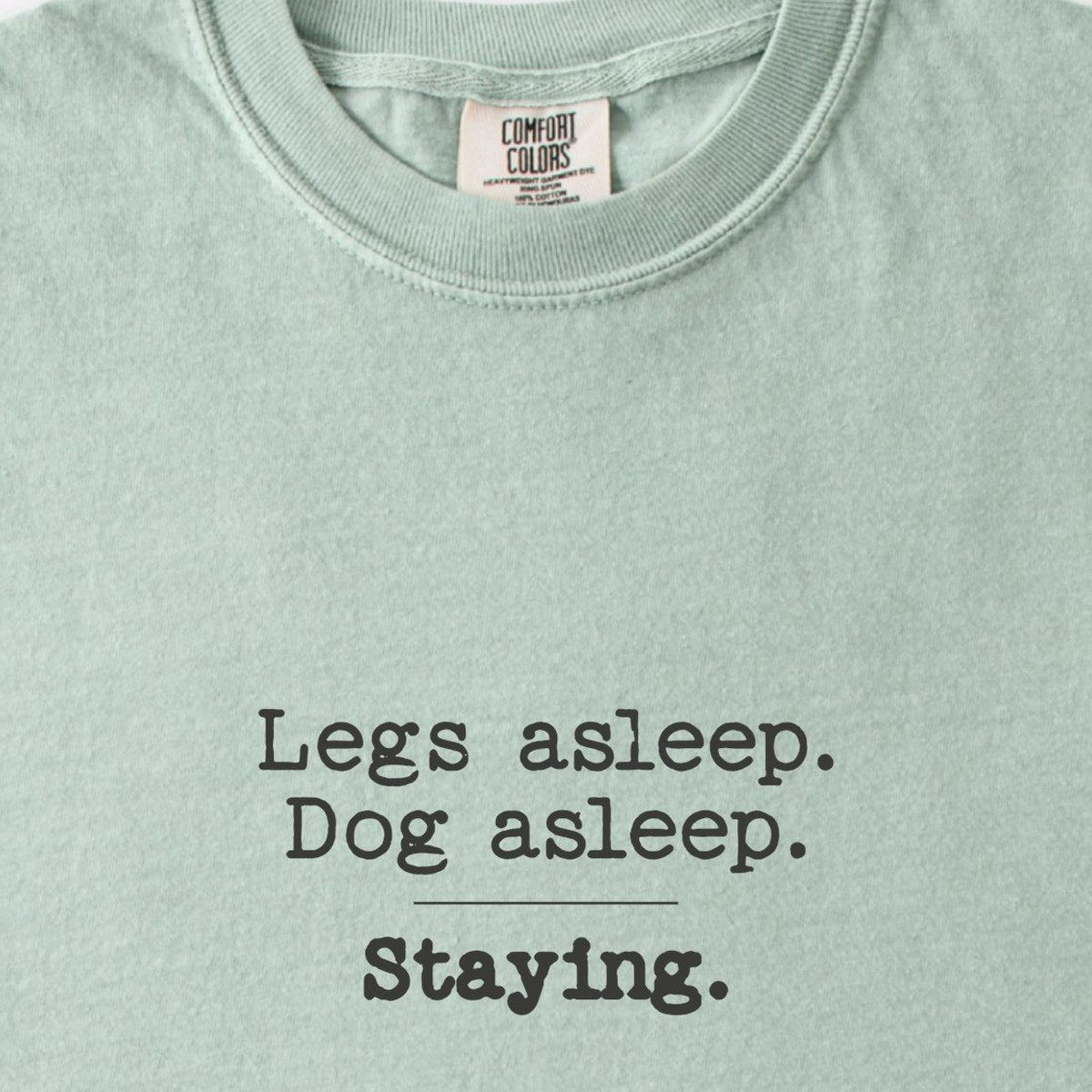 Legs Asleep. Dog Asleep. Staying. Premium T-Shirt