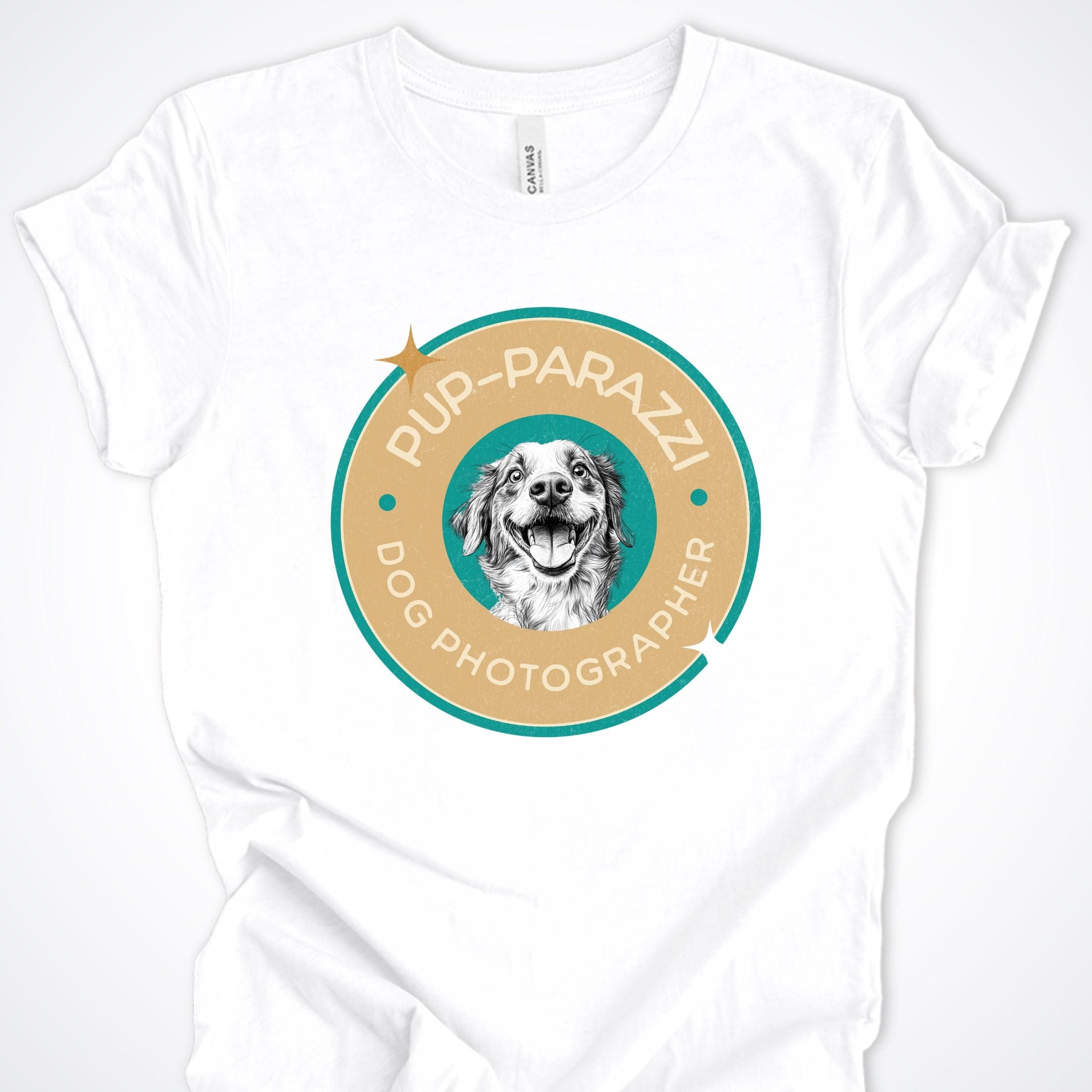 T-Shirt White / S Pup-parazzi Premium Unisex T-Shirt ReallyintoDogs