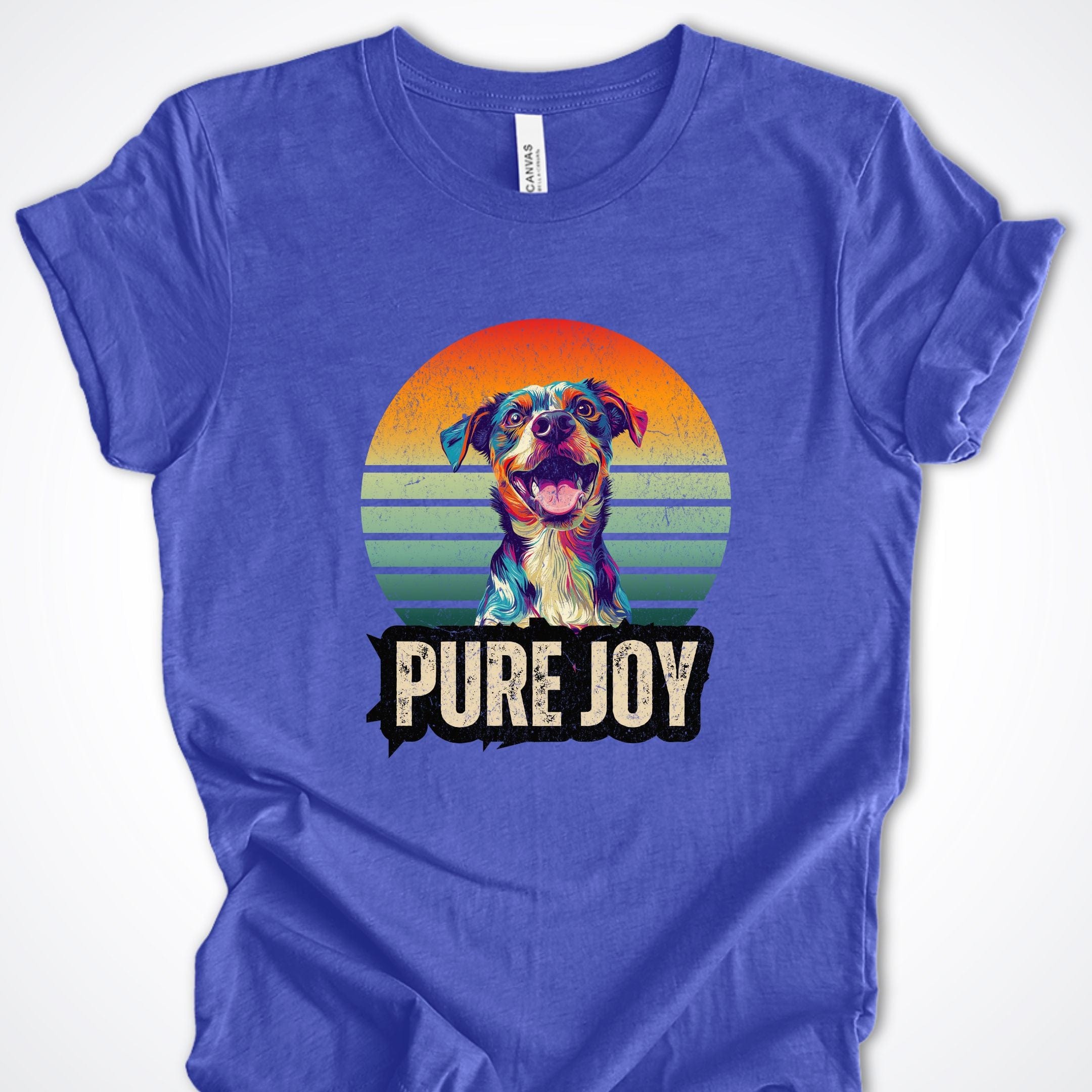 T-Shirt Heather True Royal / S Pure Joy Premium Unisex T-Shirt ReallyintoDogs