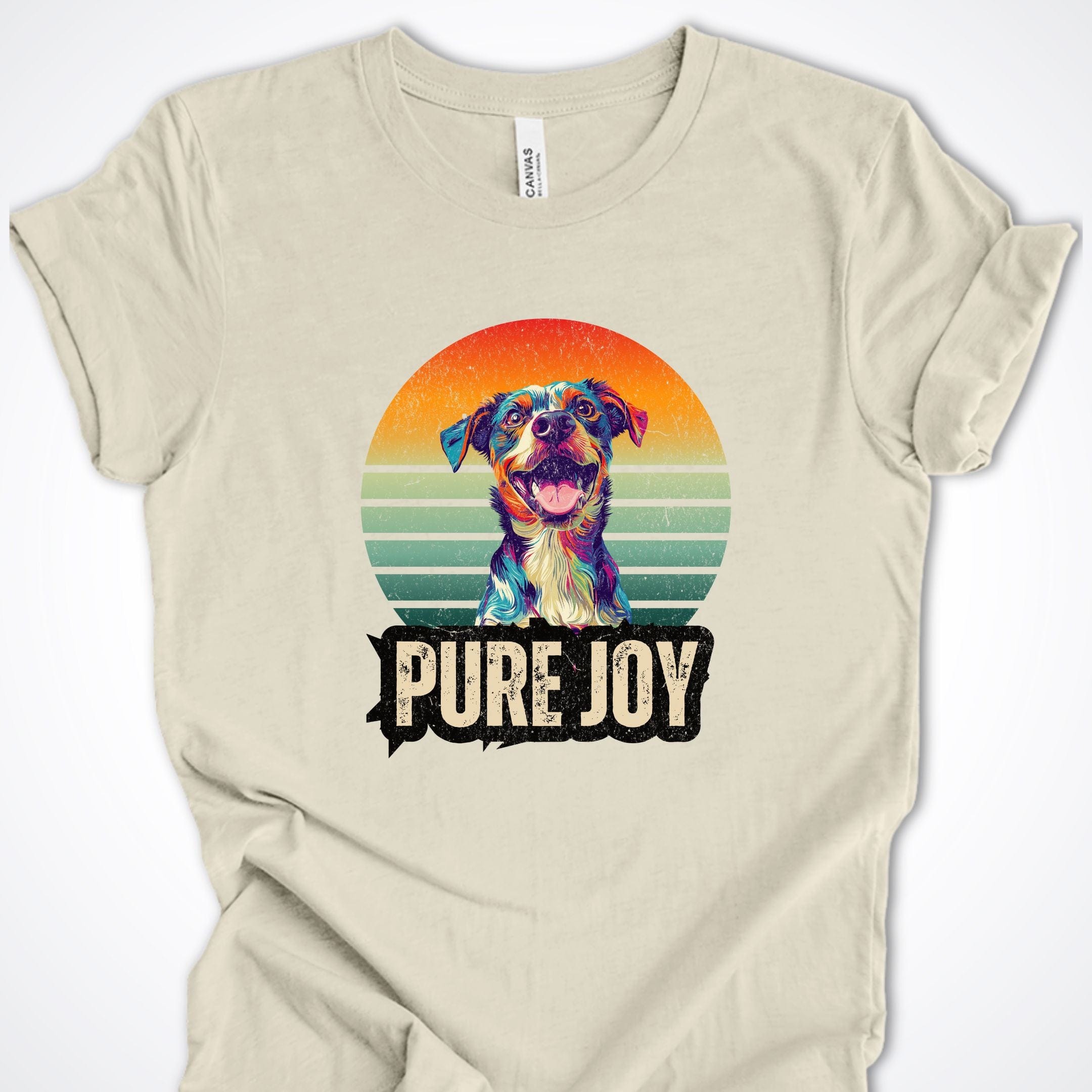 T-Shirt Natural / S Pure Joy Premium Unisex T-Shirt ReallyintoDogs