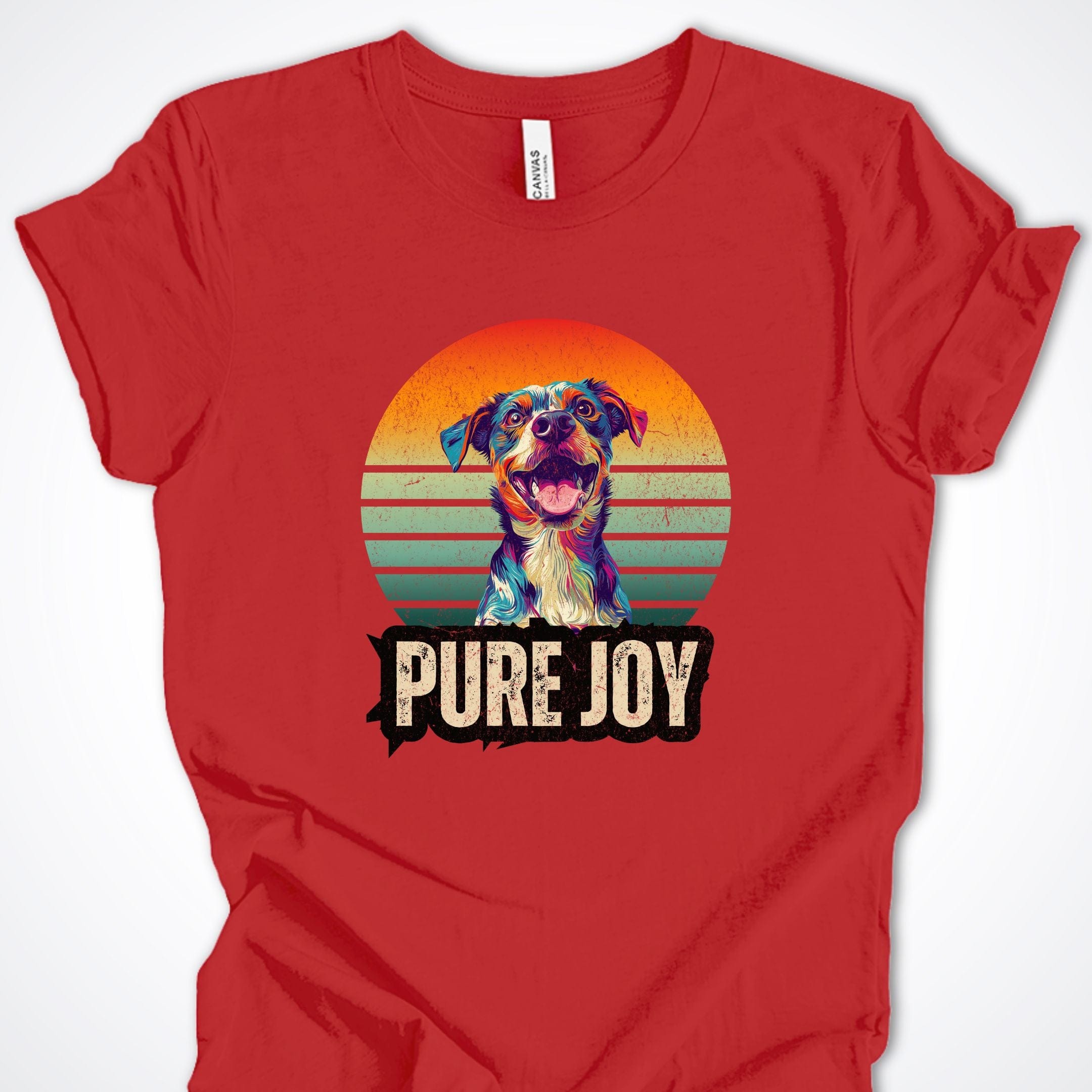 T-Shirt Red / S Pure Joy Premium Unisex T-Shirt ReallyintoDogs