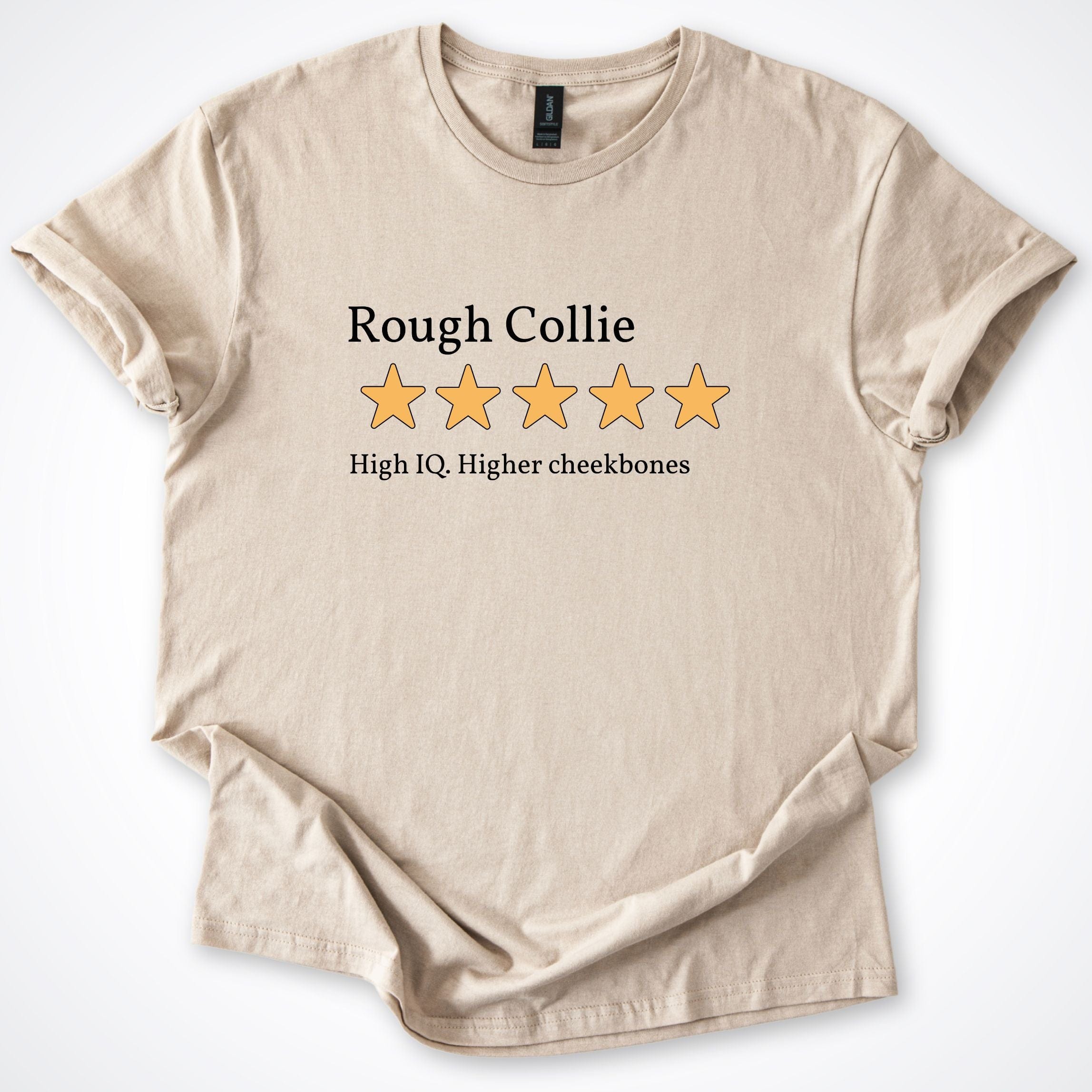 T-Shirt Rough Collie Five Star Review T-Shirt ReallyintoDogs