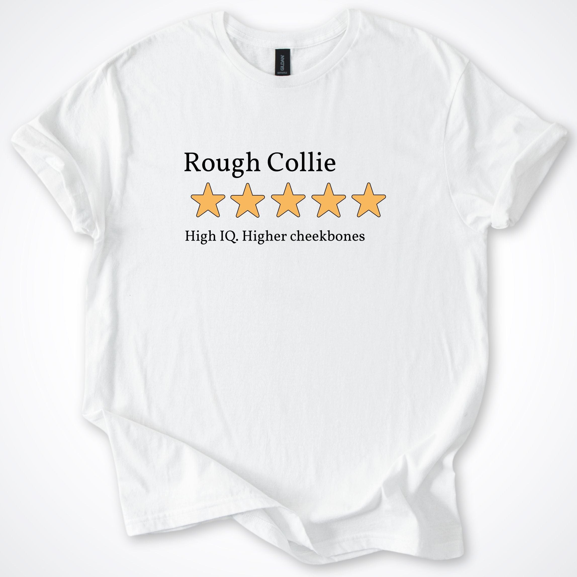 T-Shirt Rough Collie Five Star Review T-Shirt ReallyintoDogs