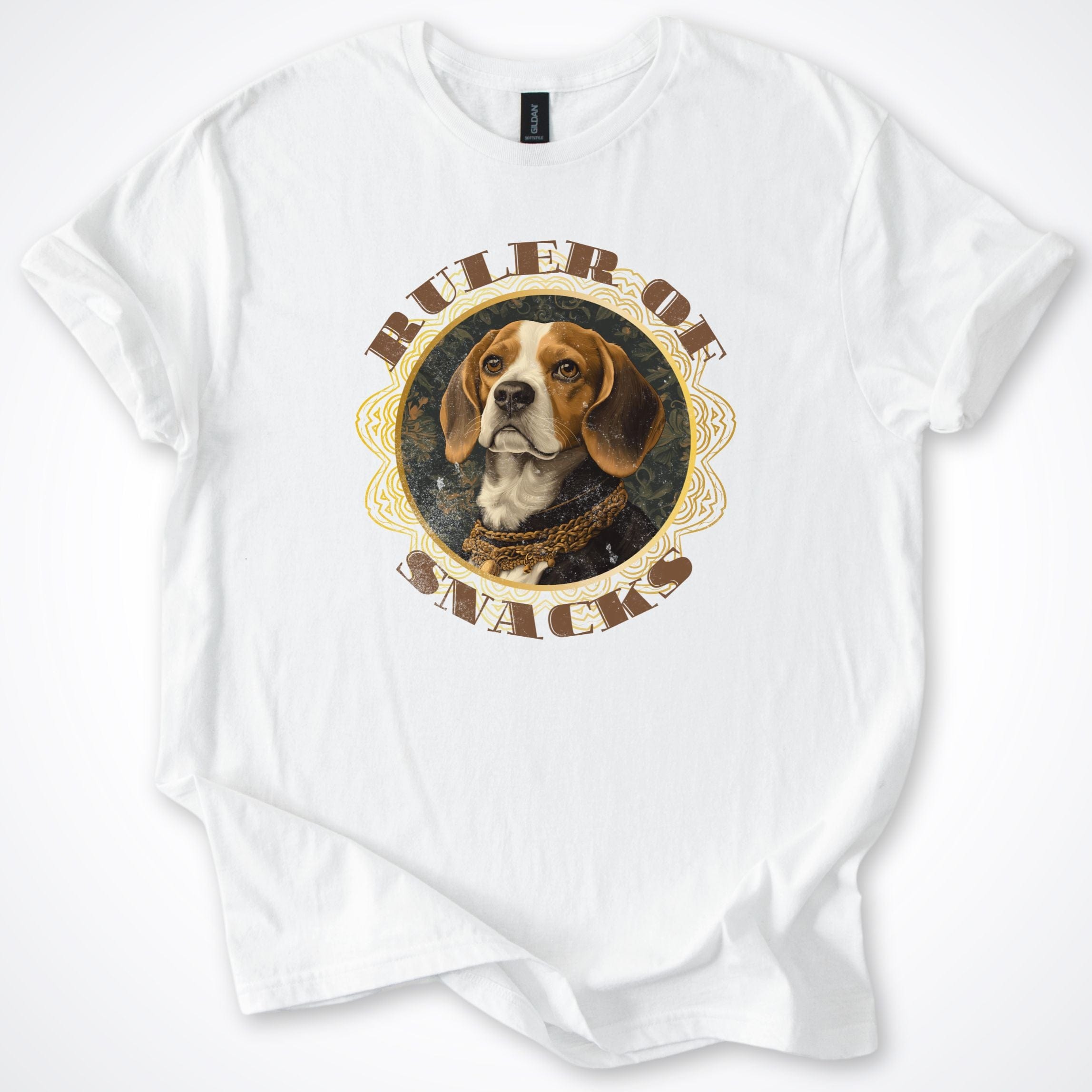 T-Shirt White / S Ruler of Snacks Beagle T-Shirt ReallyintoDogs