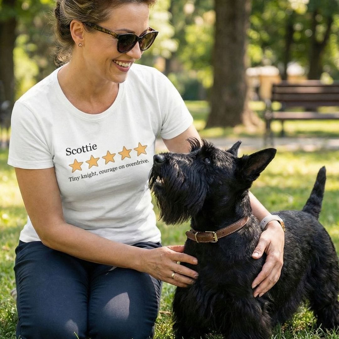 T-Shirt Scottie Five Star Review 1.0 T-Shirt ReallyintoDogs