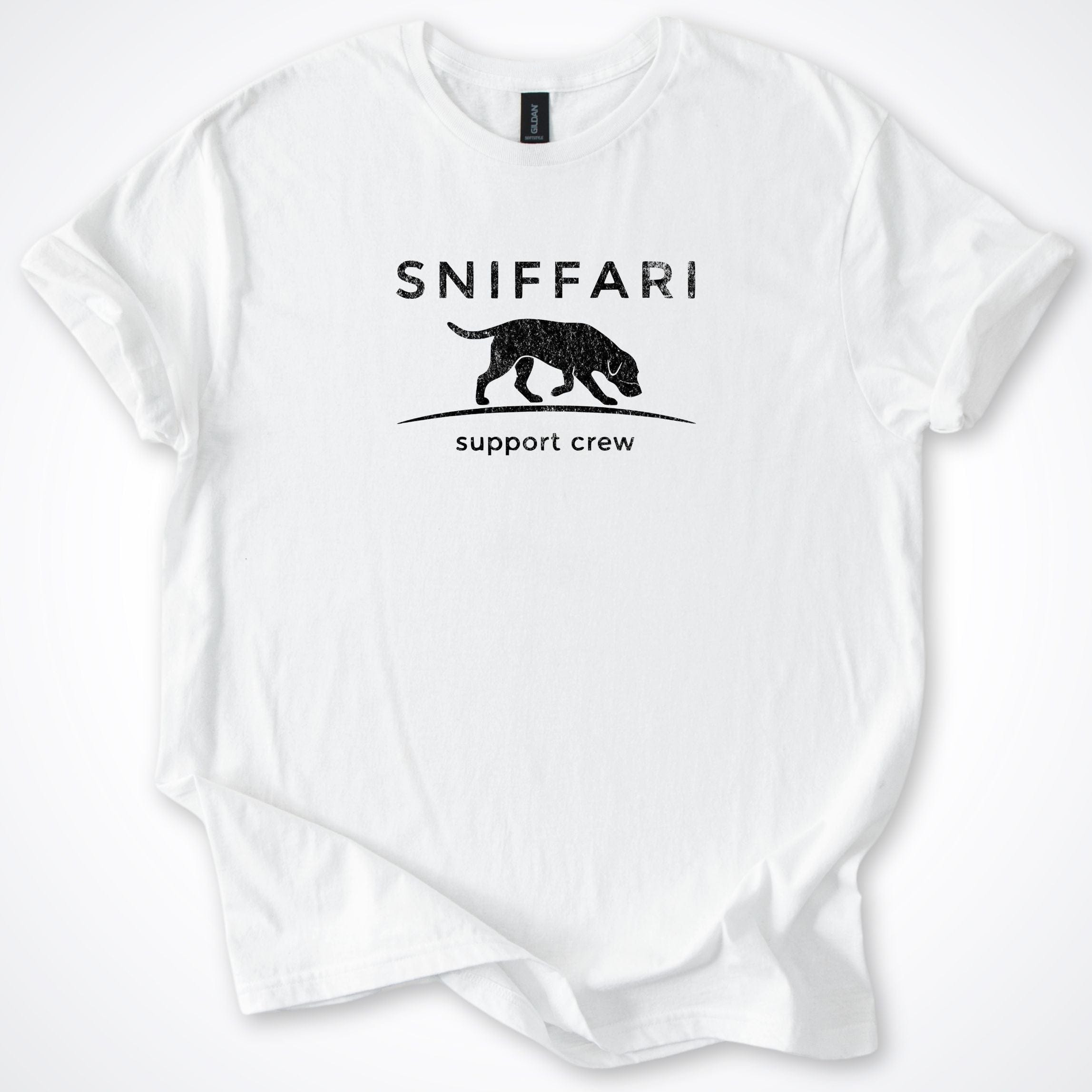 T-Shirt White / S Sniffari MInamalist T-Shirt ReallyintoDogs