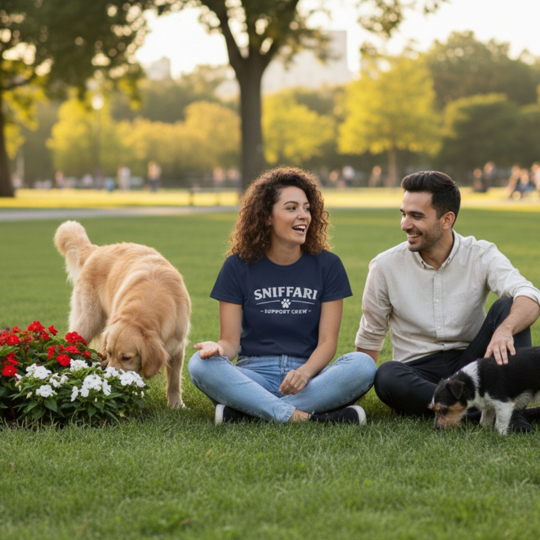 T-Shirt Sniffari Pawprint T-Shirt ReallyintoDogs