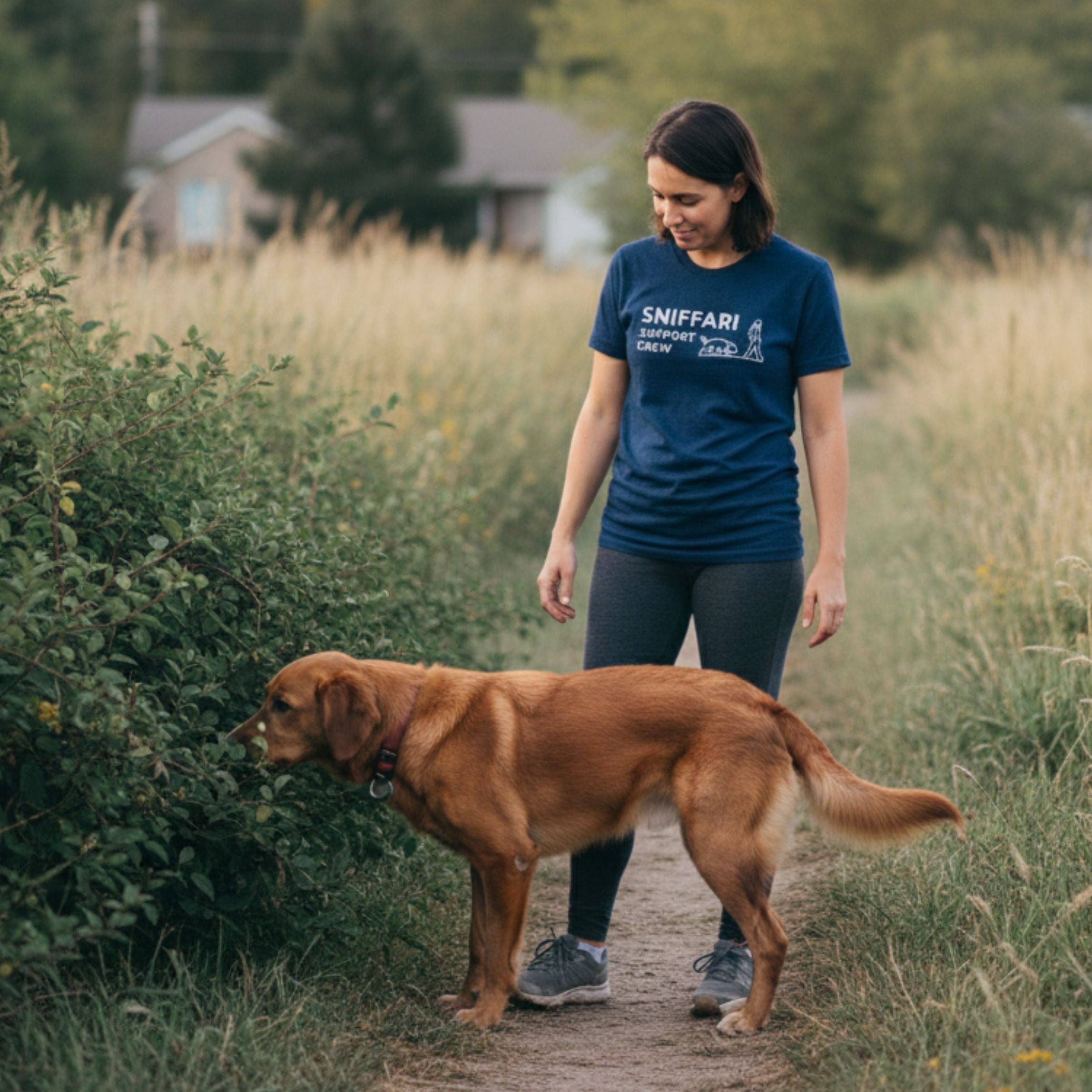 T-Shirt Sniffari Silhouette T-Shirt ReallyintoDogs