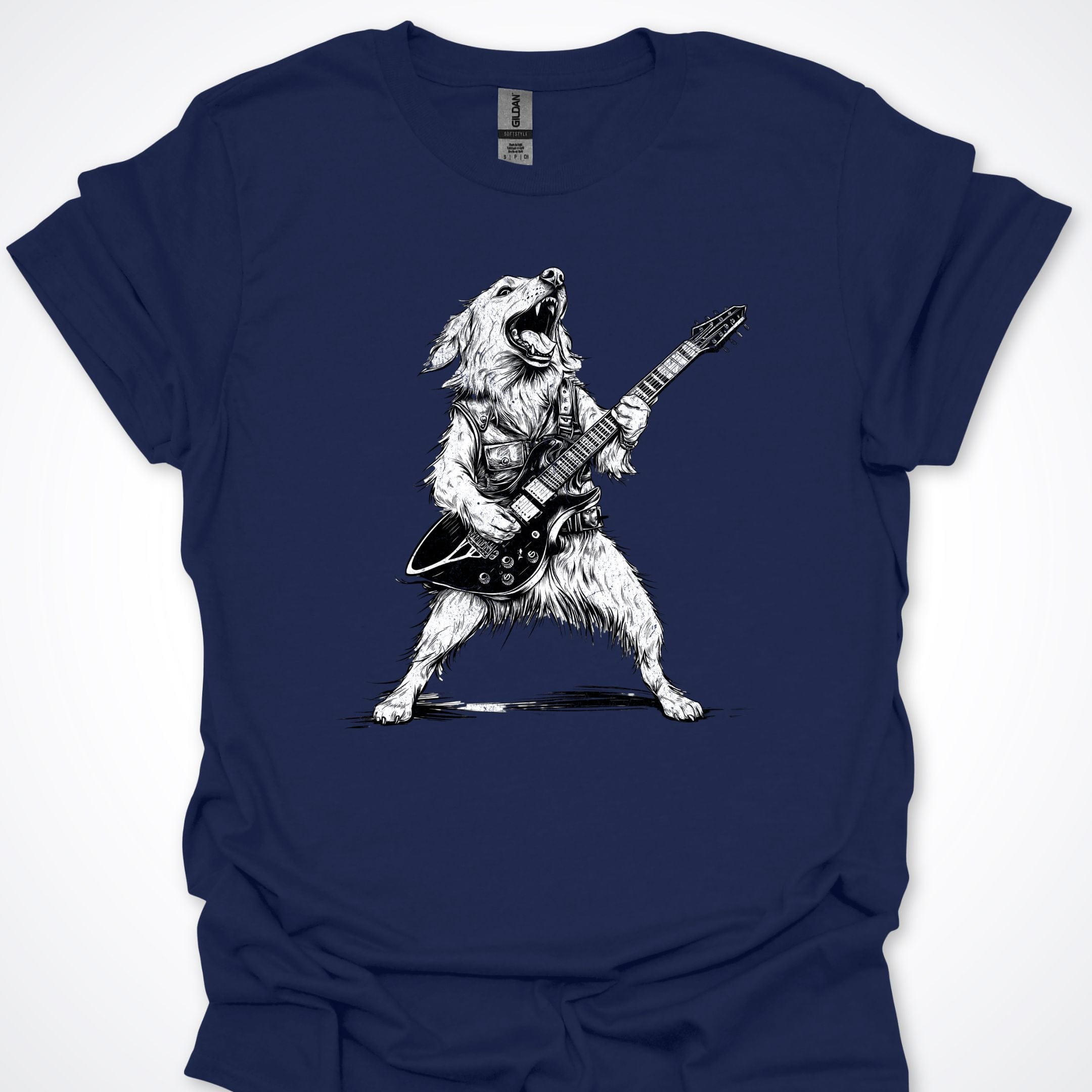 T-Shirt Navy / S So Extra Rocker Dog Premium Unisex T-Shirt ReallyintoDogs