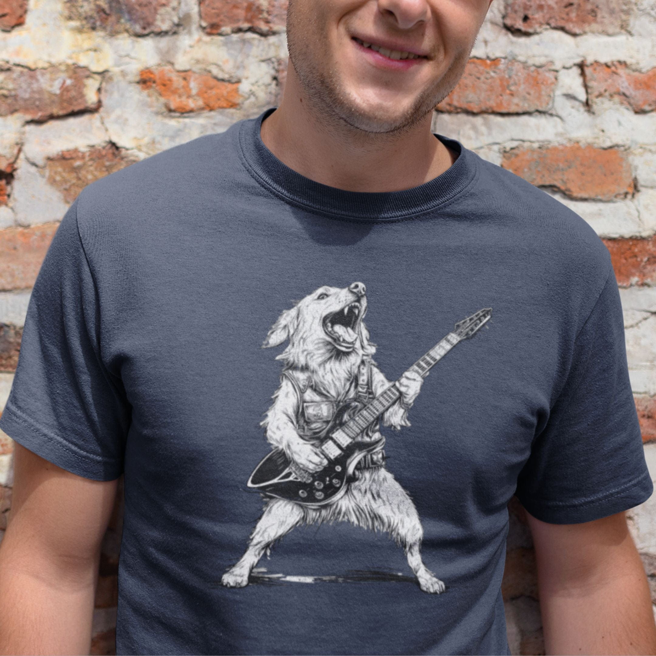 T-Shirt So Extra Rocker Dog Premium Unisex T-Shirt ReallyintoDogs