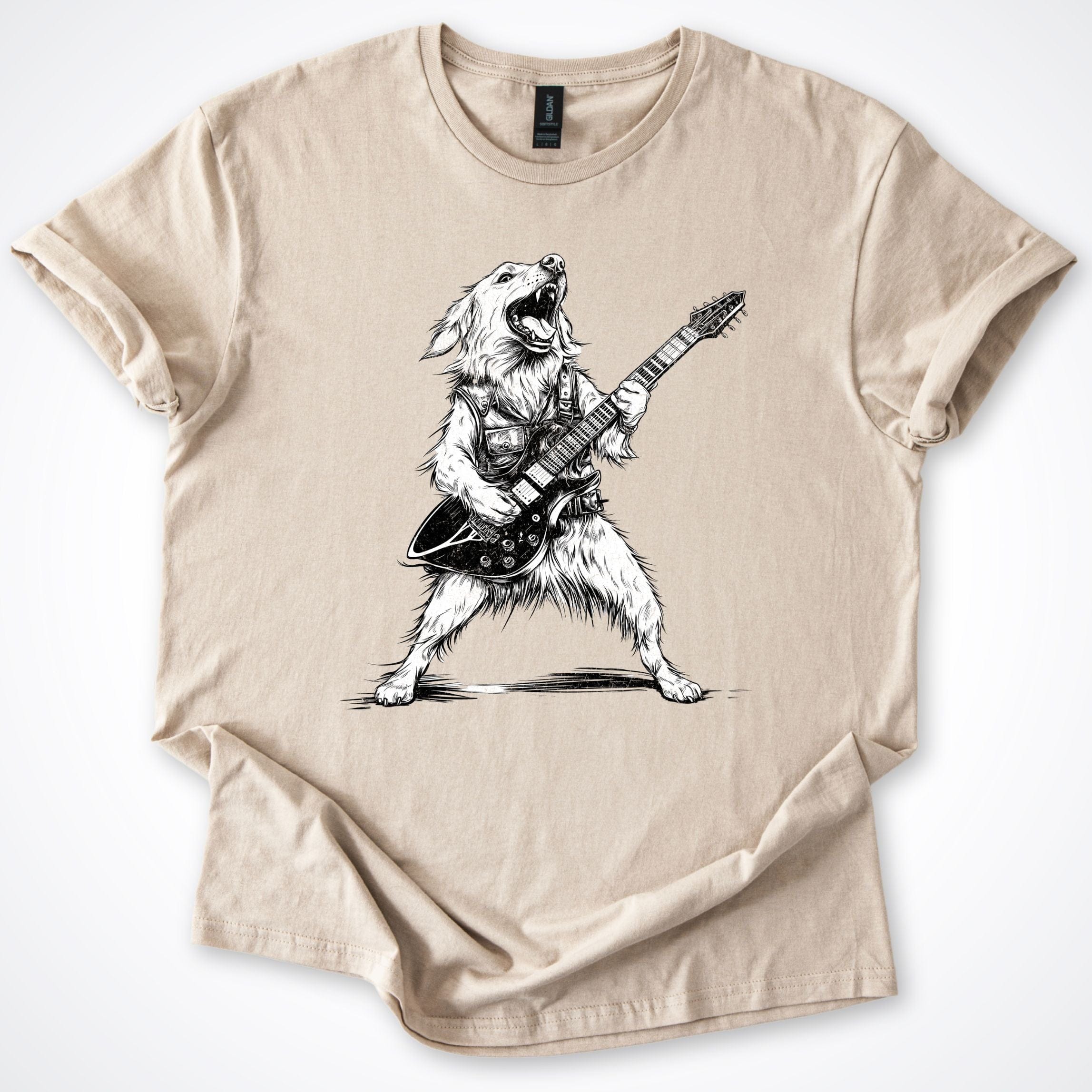 T-Shirt Sand / S So Extra Rocker Dog T-Shirt ReallyintoDogs