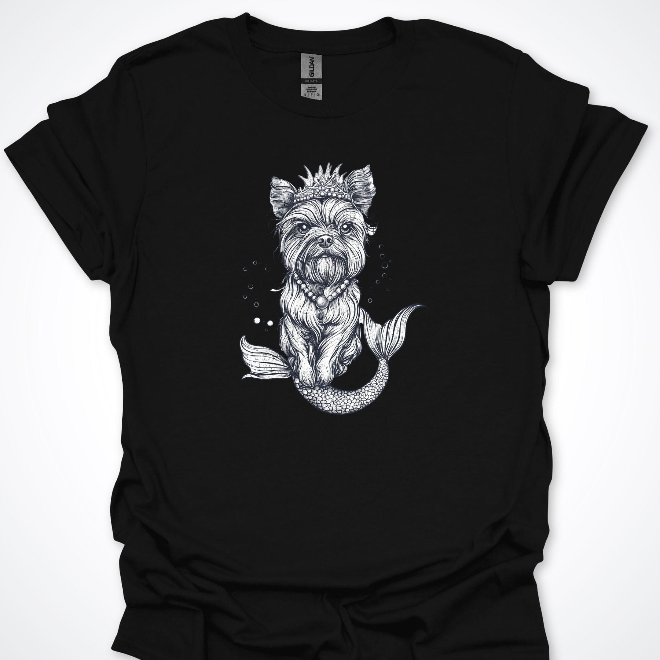 T-Shirt Black / S So Extra Terrier Mermaid Premium Unisex T-Shirt ReallyintoDogs