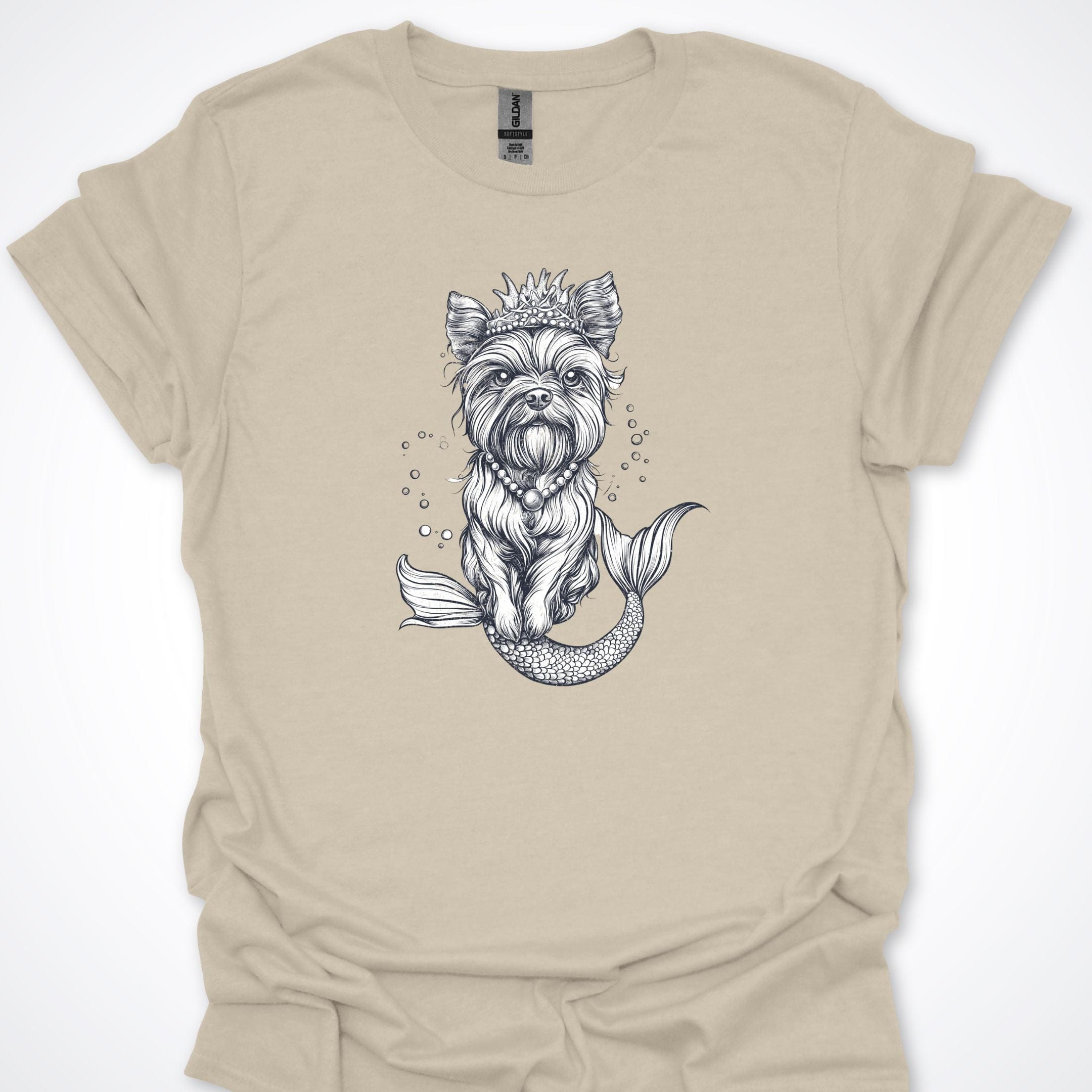 T-Shirt Natural / S So Extra Terrier Mermaid Premium Unisex T-Shirt ReallyintoDogs