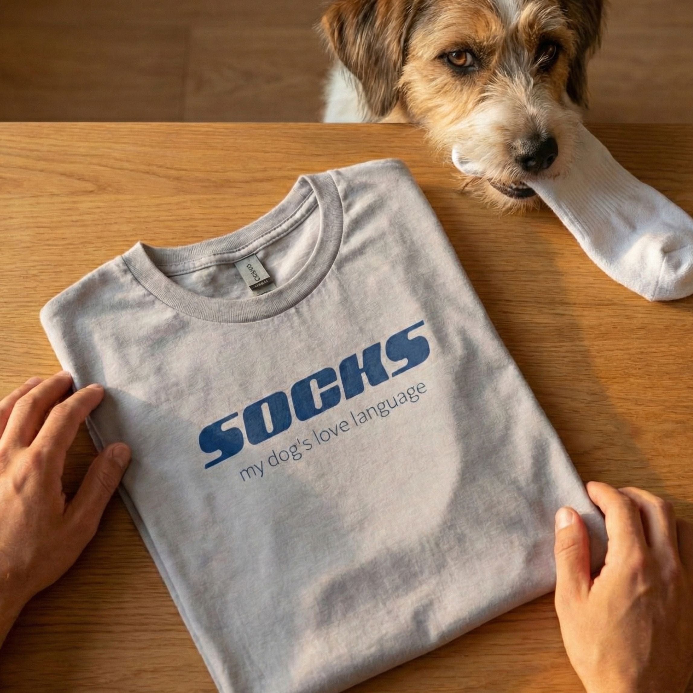 T-Shirt Socks My Dog's Love Language T-Shirt ReallyintoDogs