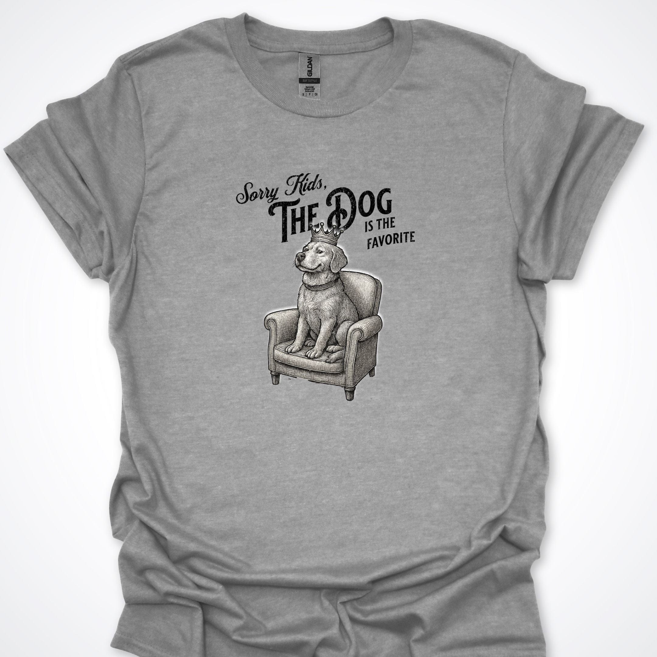 T-Shirt Sport Grey / S Sorry Kids The Dog Is the Favorite T-Shirt ReallyintoDogs