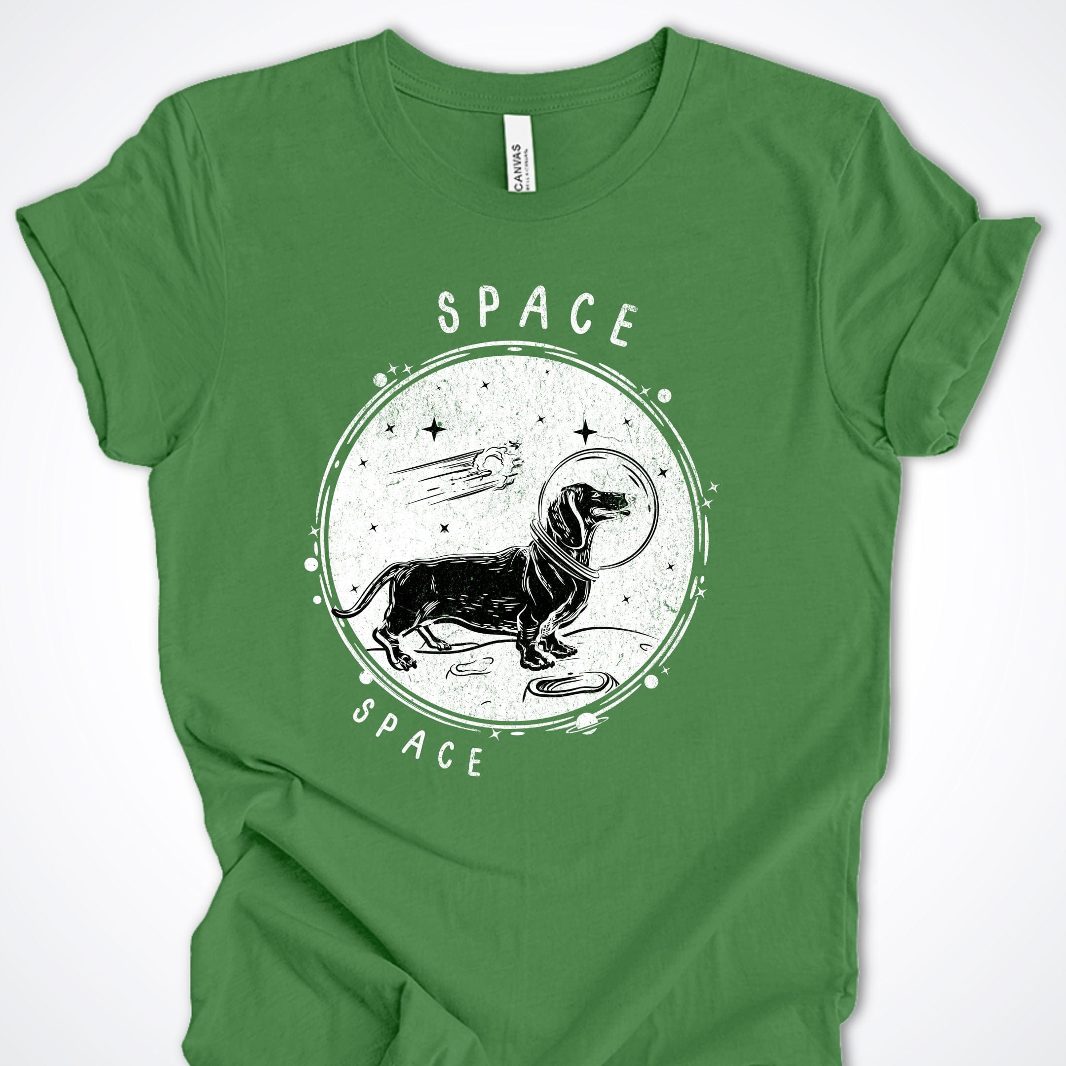 T-Shirt Leaf / S Space Premium Unisex T-Shirt ReallyintoDogs