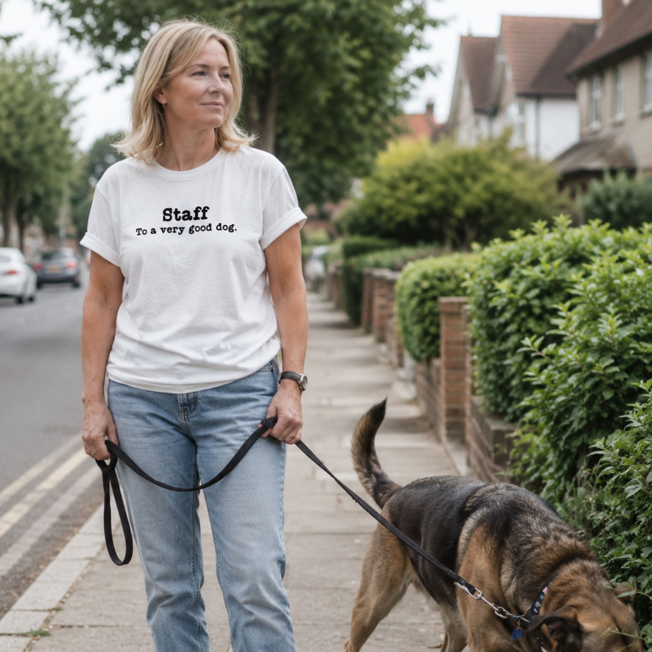 T-Shirt Staff To A Very Good Dog T-Shirt ReallyintoDogs