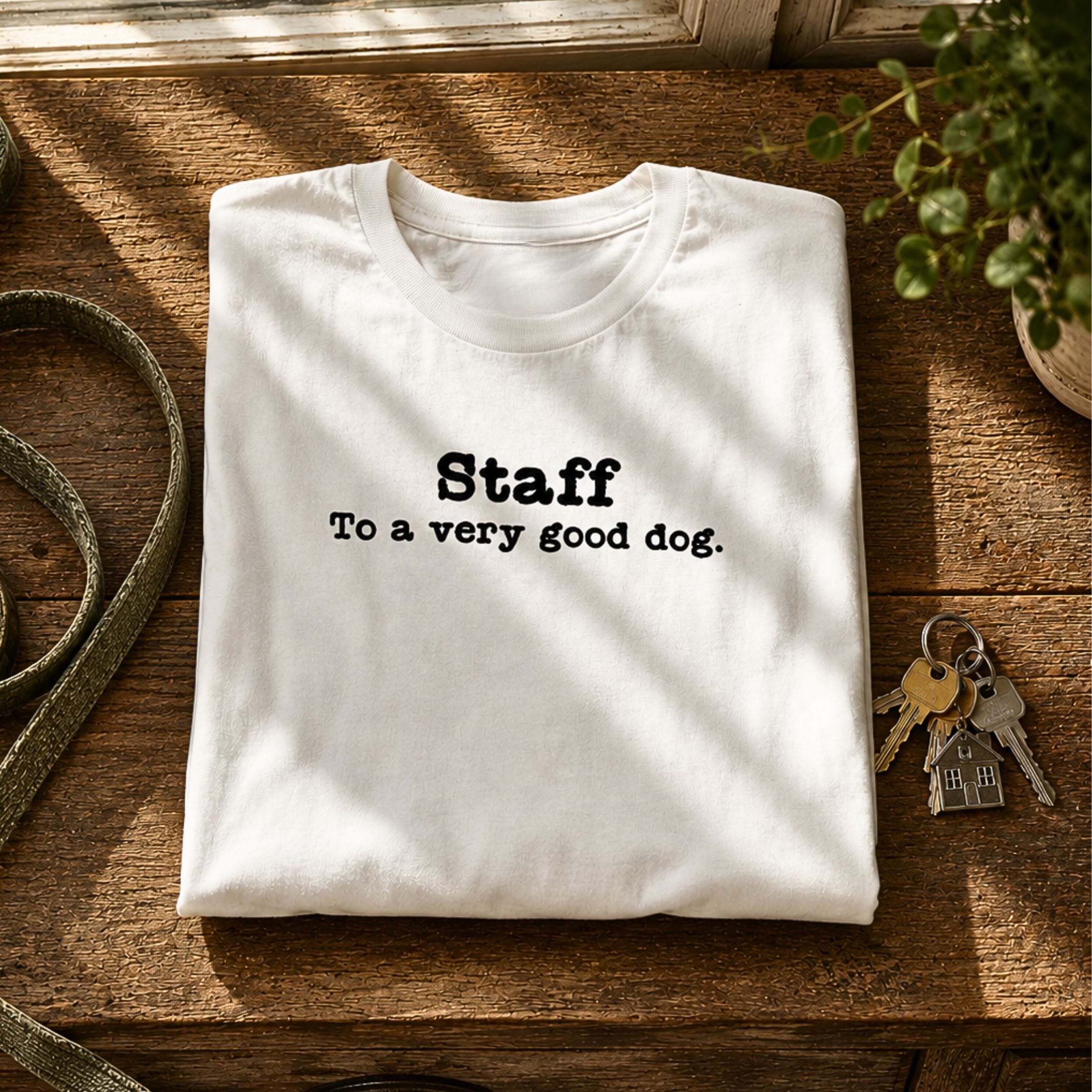 T-Shirt Staff To A Very Good Dog T-Shirt ReallyintoDogs