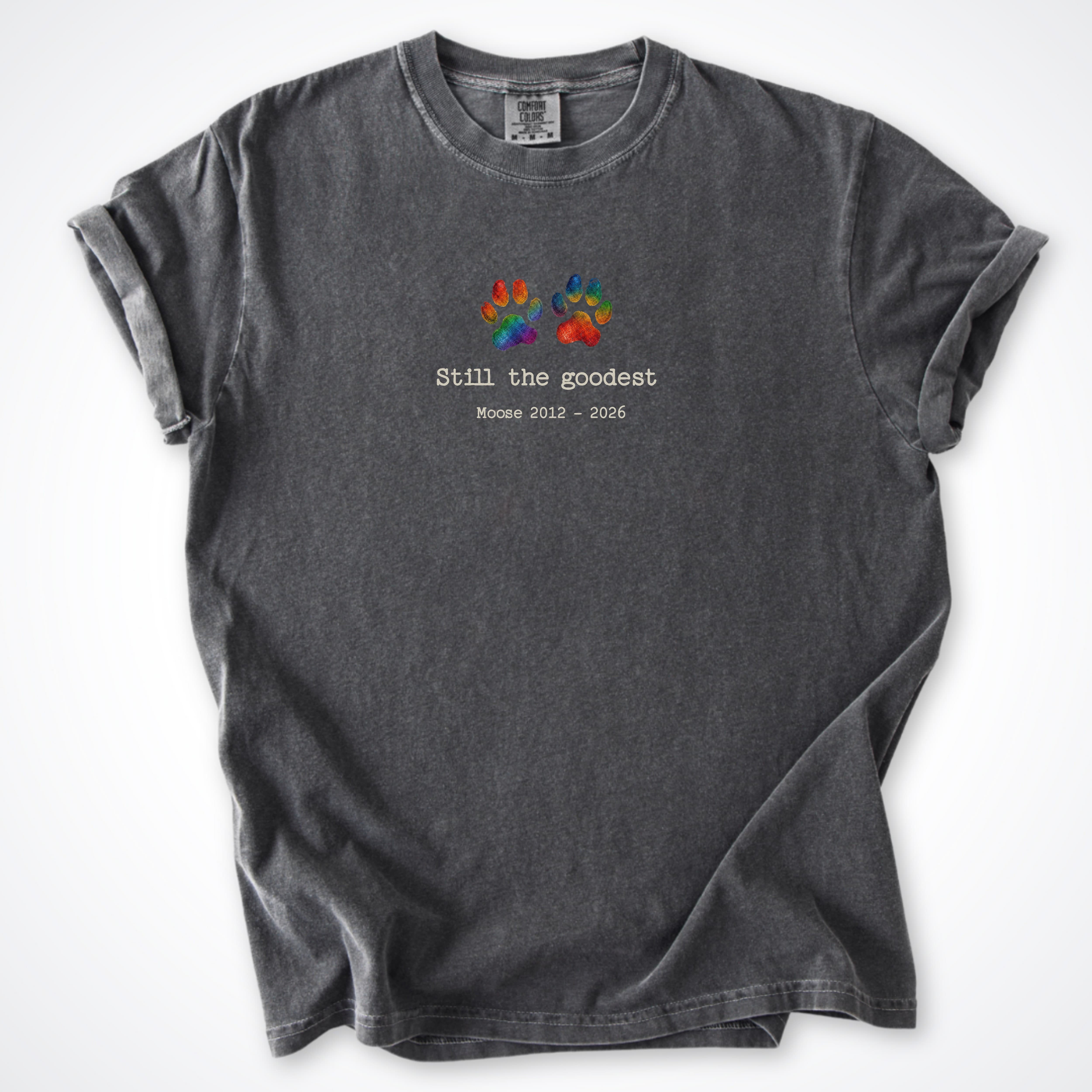 T-Shirt Pepper / S Still The Goodest - Personalized Memorial Premium T-Shirt ReallyintoDogs