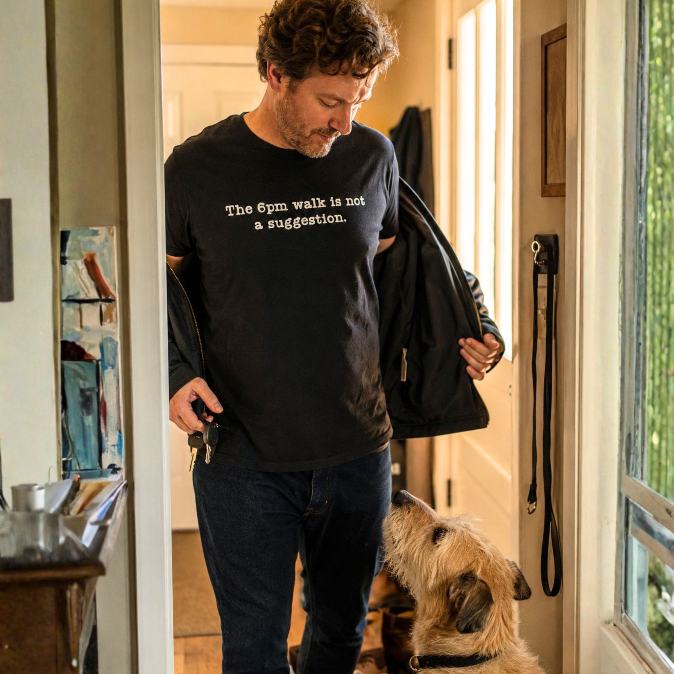 T-Shirt The 6pm Walk Is Not A Suggestions T-Shirt ReallyintoDogs