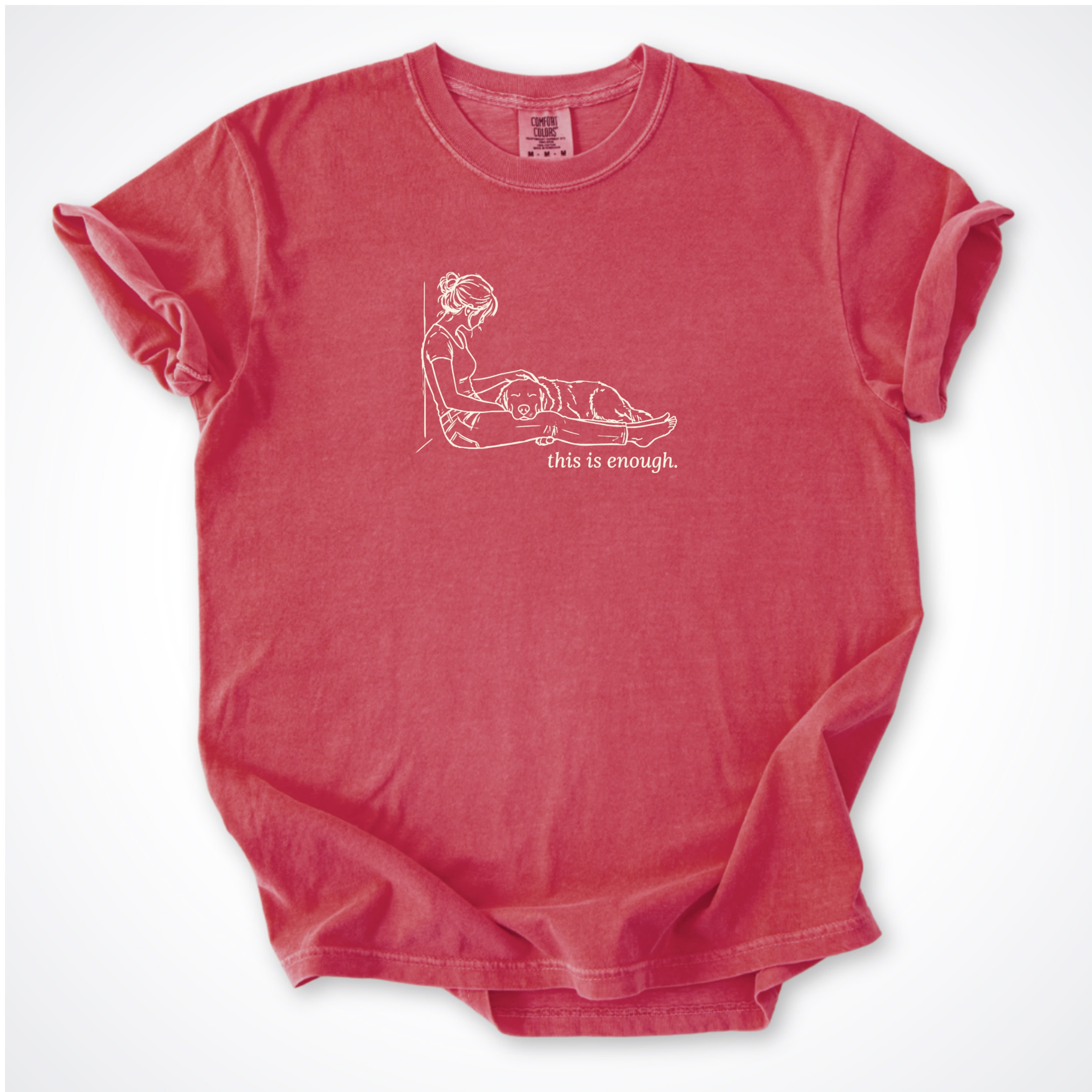T-Shirt Watermelon / S This Is Enough Woman & Dog Premium T-Shirt ReallyintoDogs