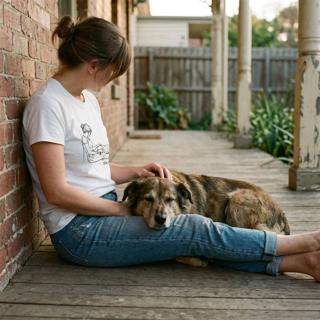 T-Shirt This Is Enough Woman & Dog T-Shirt ReallyintoDogs