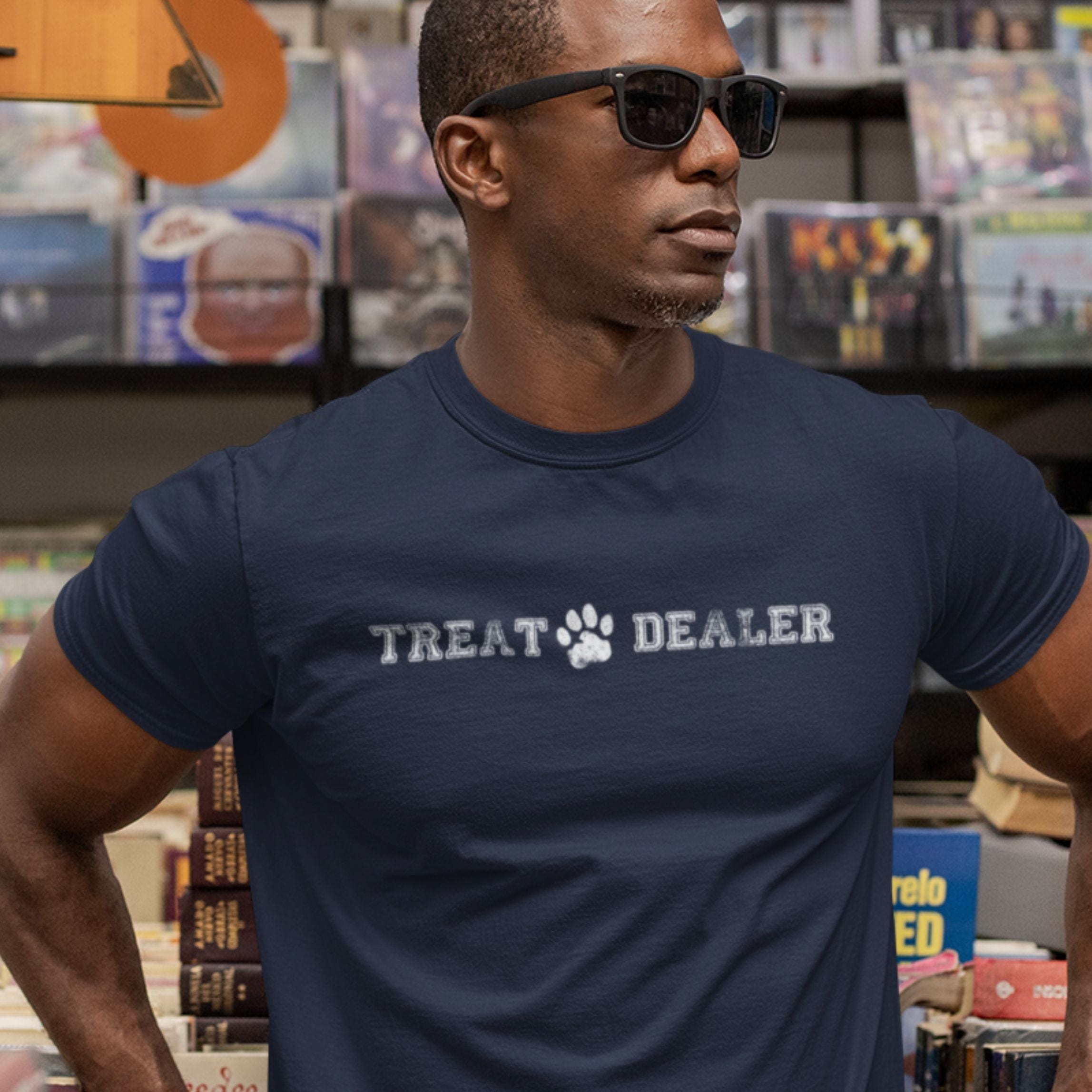 T-Shirt Treat Dealer Colleged T-Shirt ReallyintoDogs