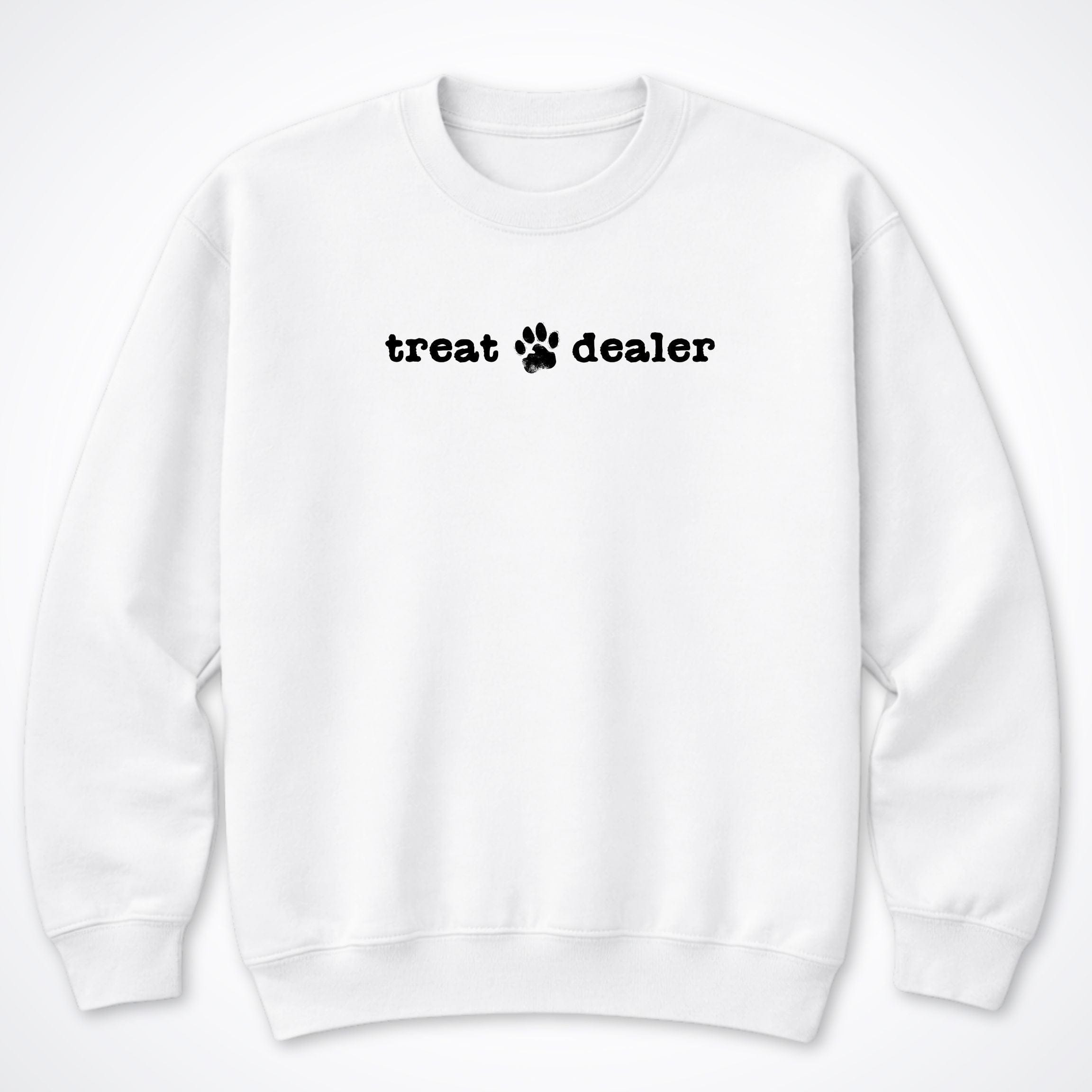 Sweatshirt S / White Treat Dealer Crewneck Sweatshirt ReallyintoDogs
