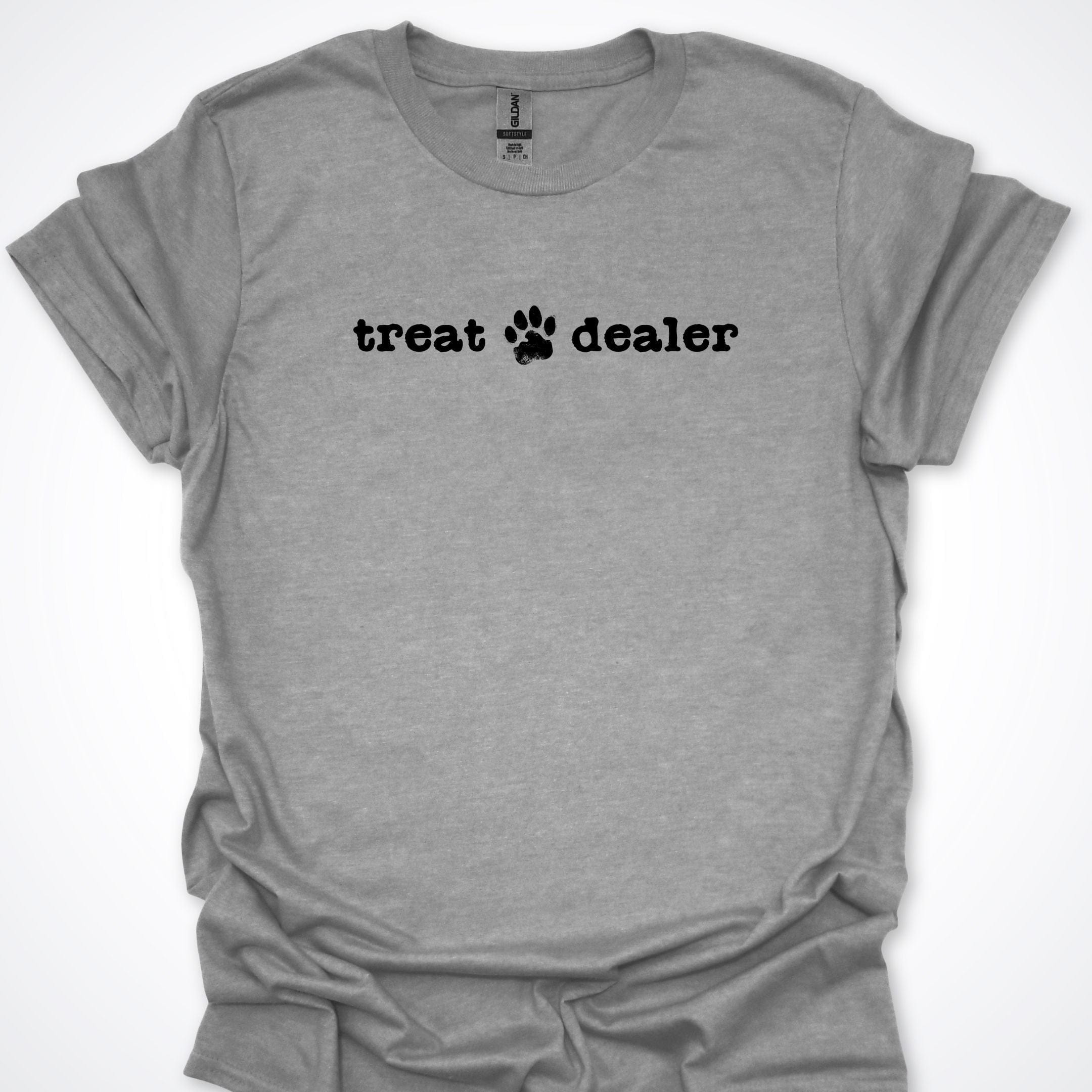 T-Shirt S / Sport Grey Treat Dealer T-Shirt ReallyintoDogs
